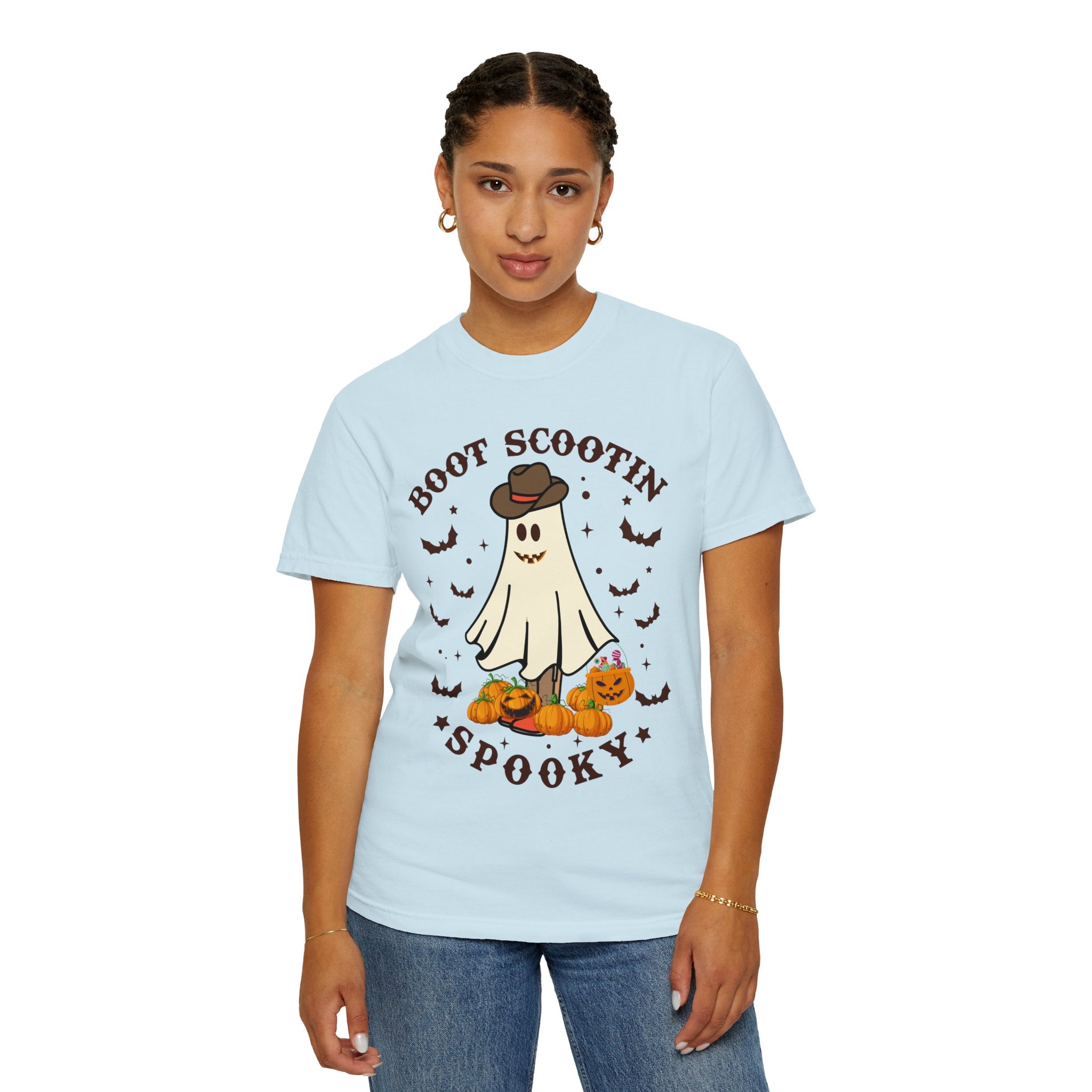 Boot Scootin Spooky Shirt, Halloween Shirt, Cowboy Ghost Shirt, Western Halloween Shirt, Cute Spooky Shirt, Halloween Gift