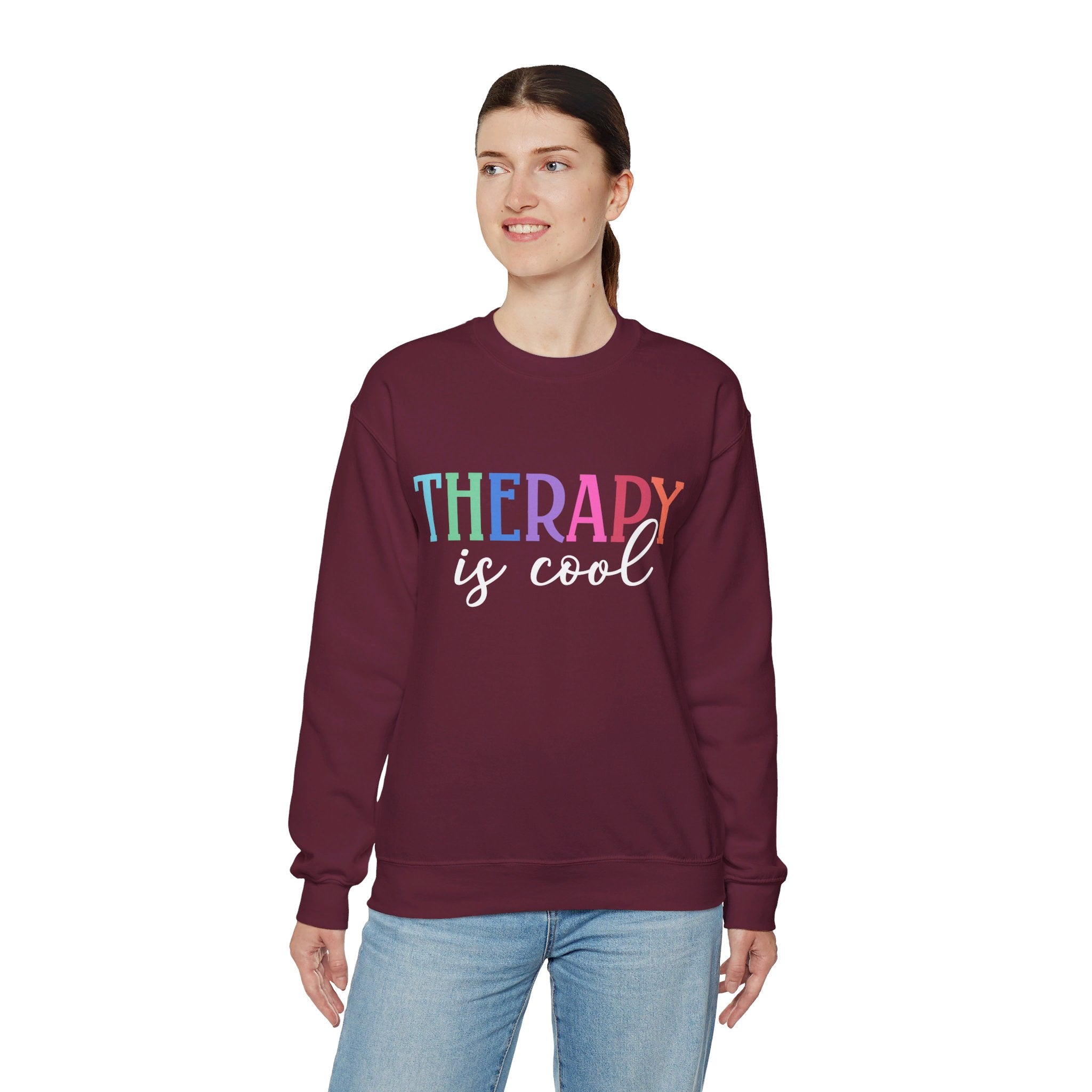 Therapist Sweatshirt, Therapy is cool Sweatshirt, Therapy is Cool shirt, Mental Health Matters, Therapist Shirt, Gift for Therapist