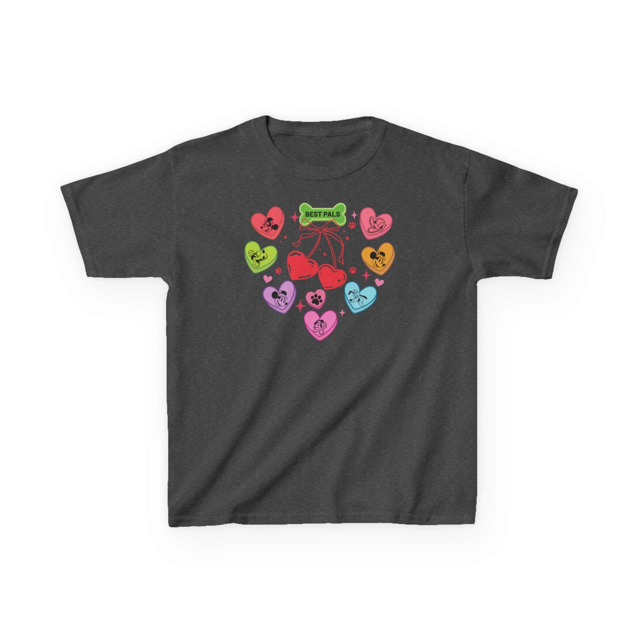 Mickey And Friends Candy Hearts Kids Shirt, Disney Valentine Toddler Shirt, Valentine's Day Kids Shirt, Toddler Valentine Day Outfit