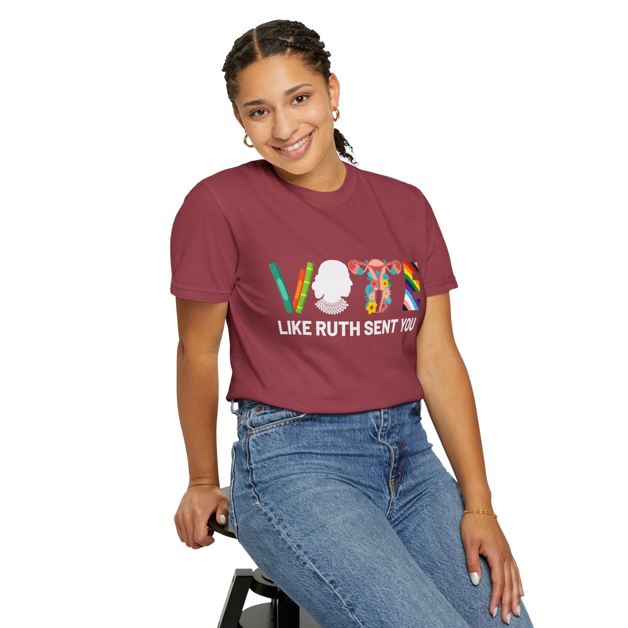 Like Ruth Sent You Shirt, Vote Shirt, Election 2024 Shirt, Funny Election 2024 Shirt, Empowering Political Shirt, Cute 2024 Election Shirt