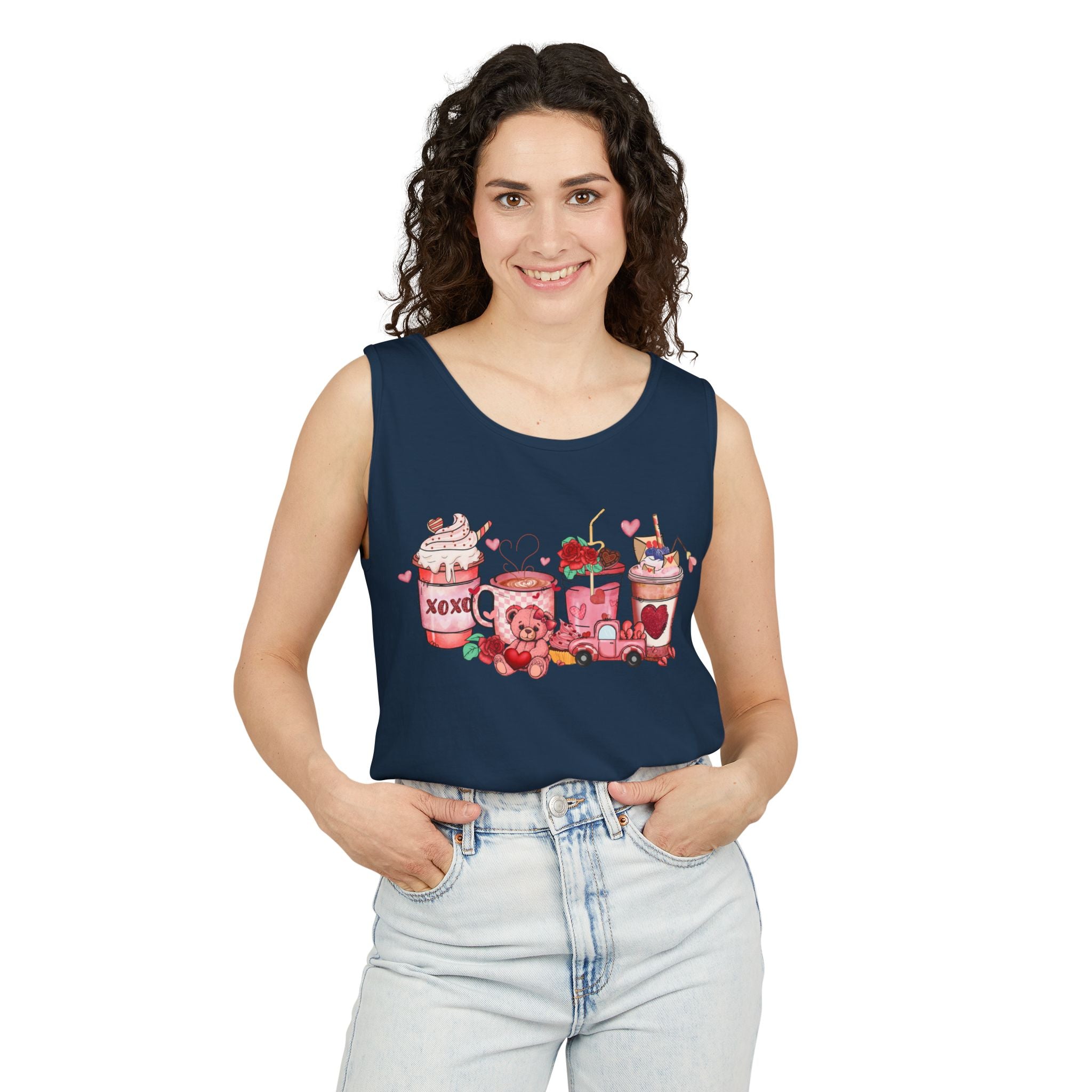 Coffee Valentines Tank Top, Valentines Day Shirt, Valentines Day Tank Top, Valentines Day Coffee Shirt, Coffee Lover Tee