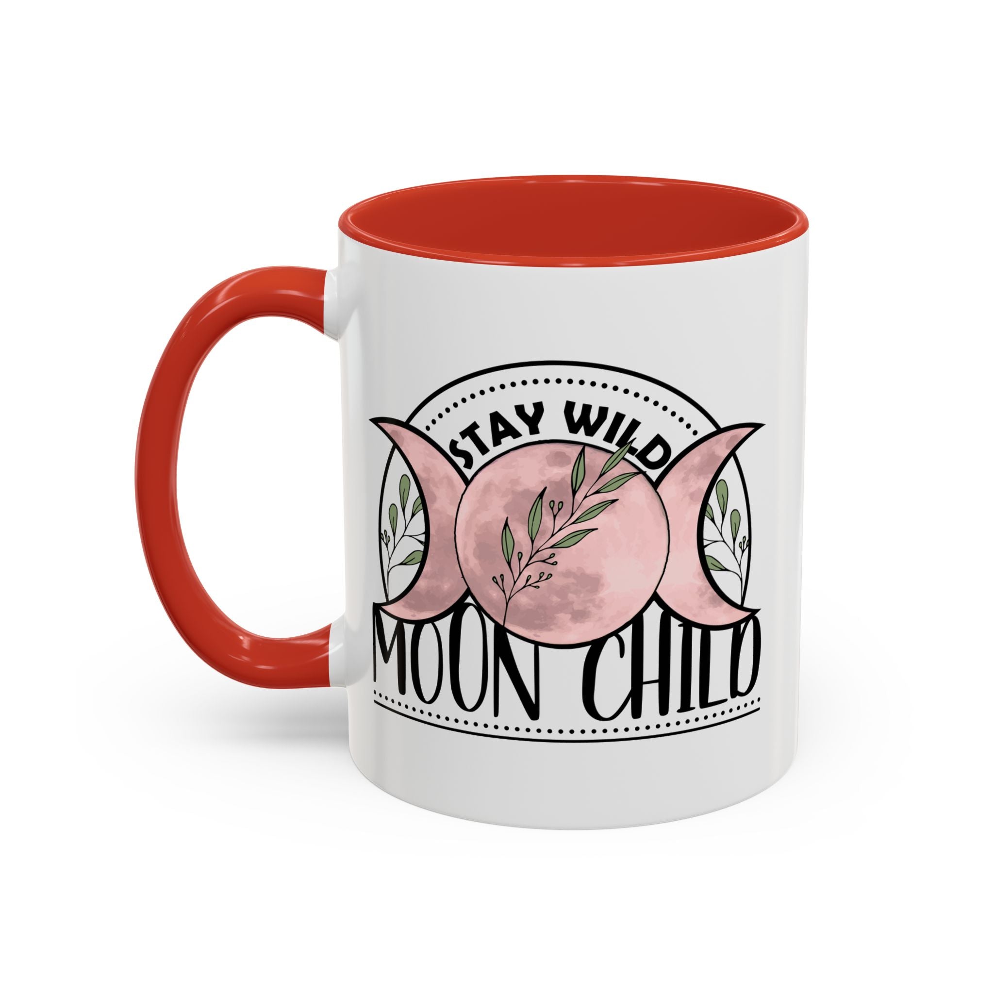 Stay Wild Moon Child Mug, Moon Coffee Mug, Witchy Mug, Mystical Mug, Nature Mug, Gift Mug, Boho Coffee Mug