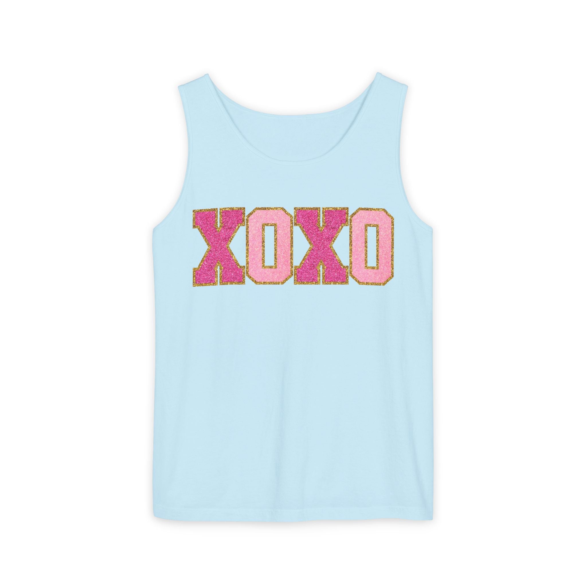 Xoxo Heart Tank Top, Gift for Valentines, Cute Heart, Unisex Tank Top, Womens Fitness Top