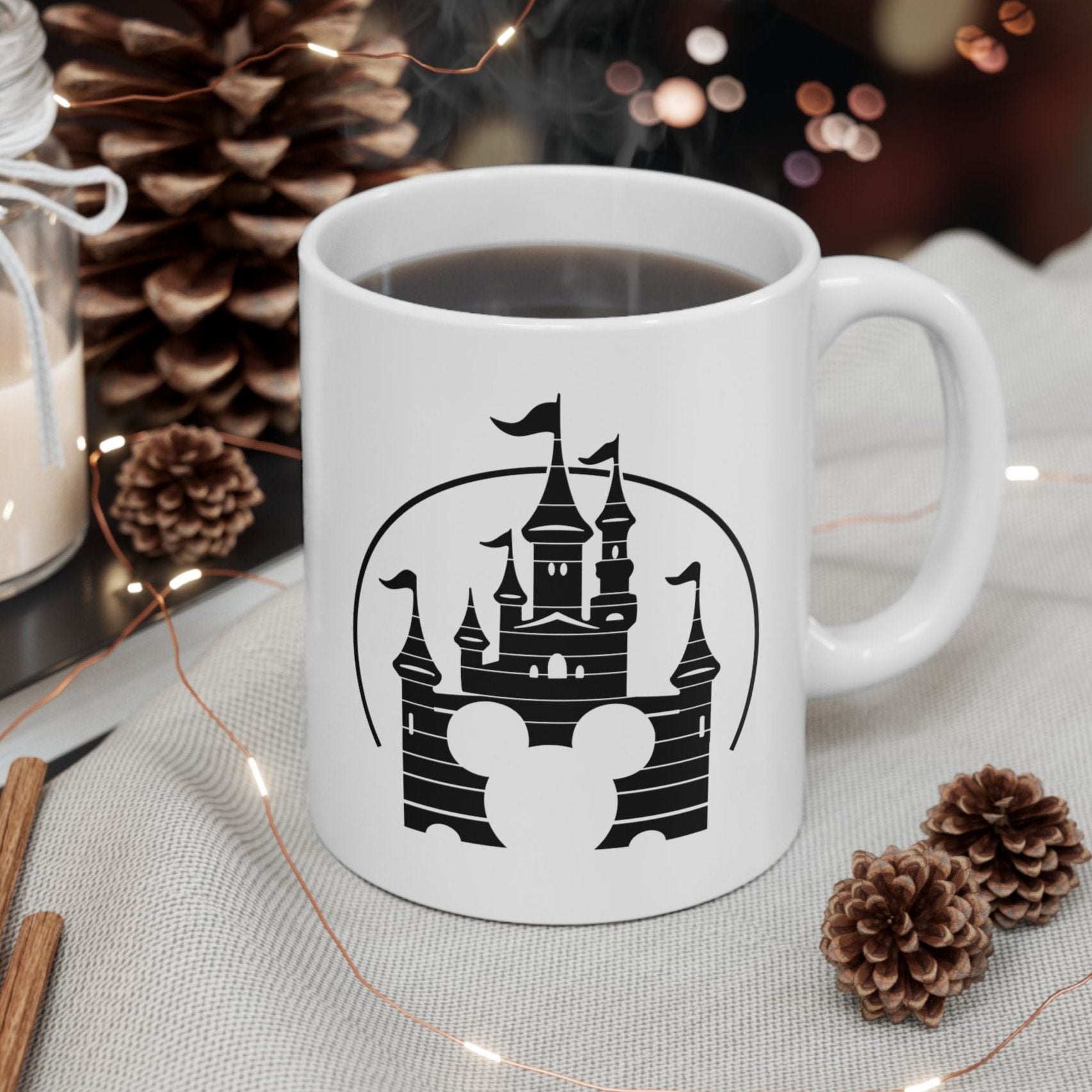 Disney Castle Family Mug, Disney Vacation Coffee Mug, Retro Castle Cup, Disney Mickey Minnie Mug, Disneyland Coffee Cup, Magic Kingdom Mug