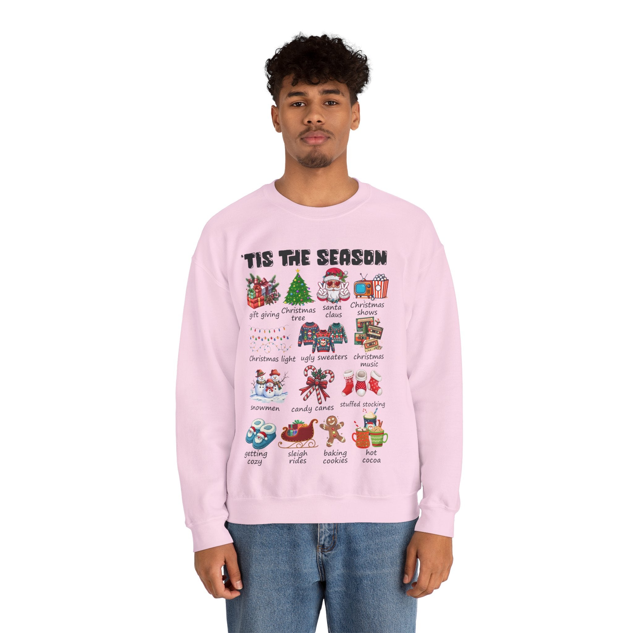 Tis the Season Christmas Sweatshirt, Christmas Tis The Season Shirt, Merry Christmas Shirt, Christmas Sweatshirt For Women, Cute Winter Top