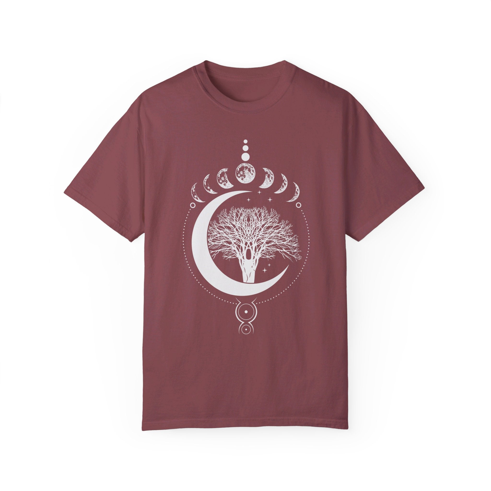 Tree Of Life Moon Phases T-Shirt, Mystical Moon Phases Shirt, Yoga Lover Tree Shirt, Phases Of The Moon Tree Of Life Tee, Spiritual Shirt