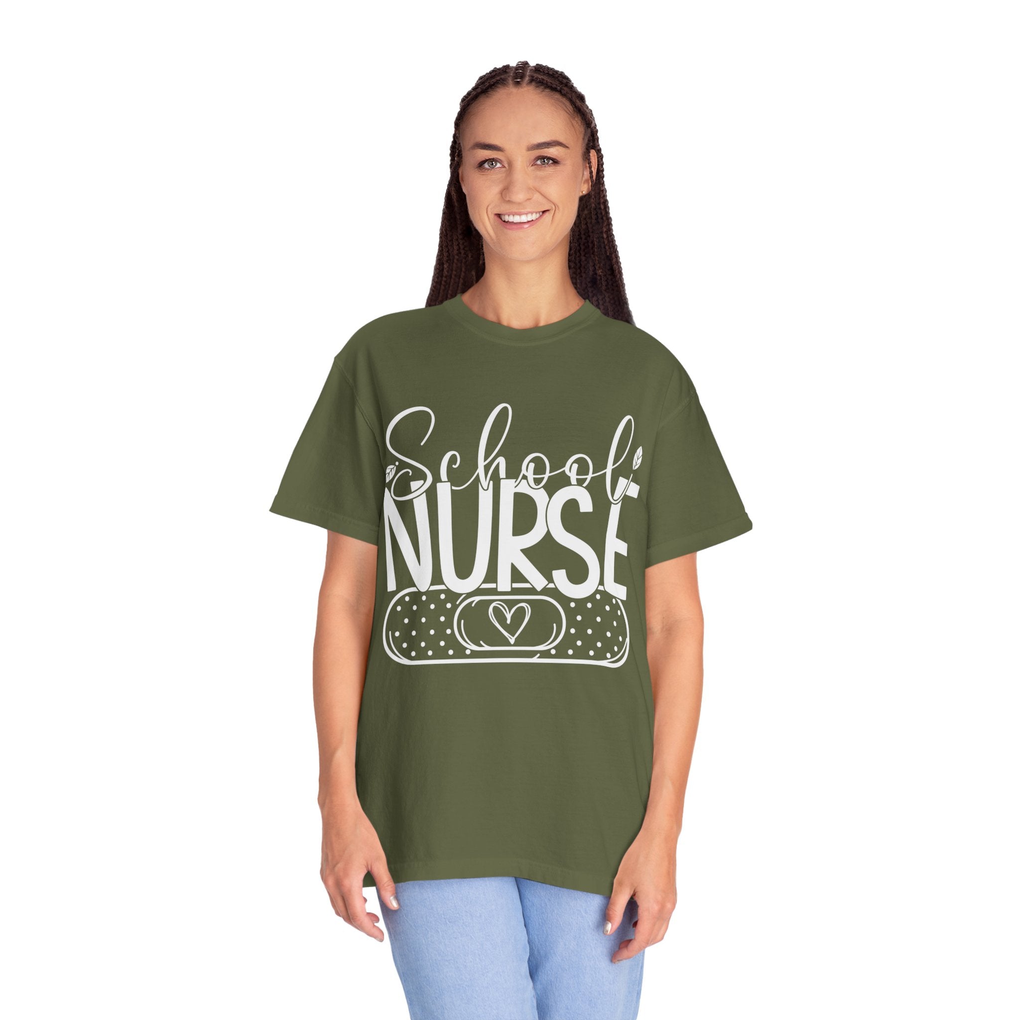 School Nurse Shirt Nurse TShirt School Shirts For Nurse Cute School Nurse Shirt Unisex Graphic Tees Women Trendy School Nurse V Neck Shirt