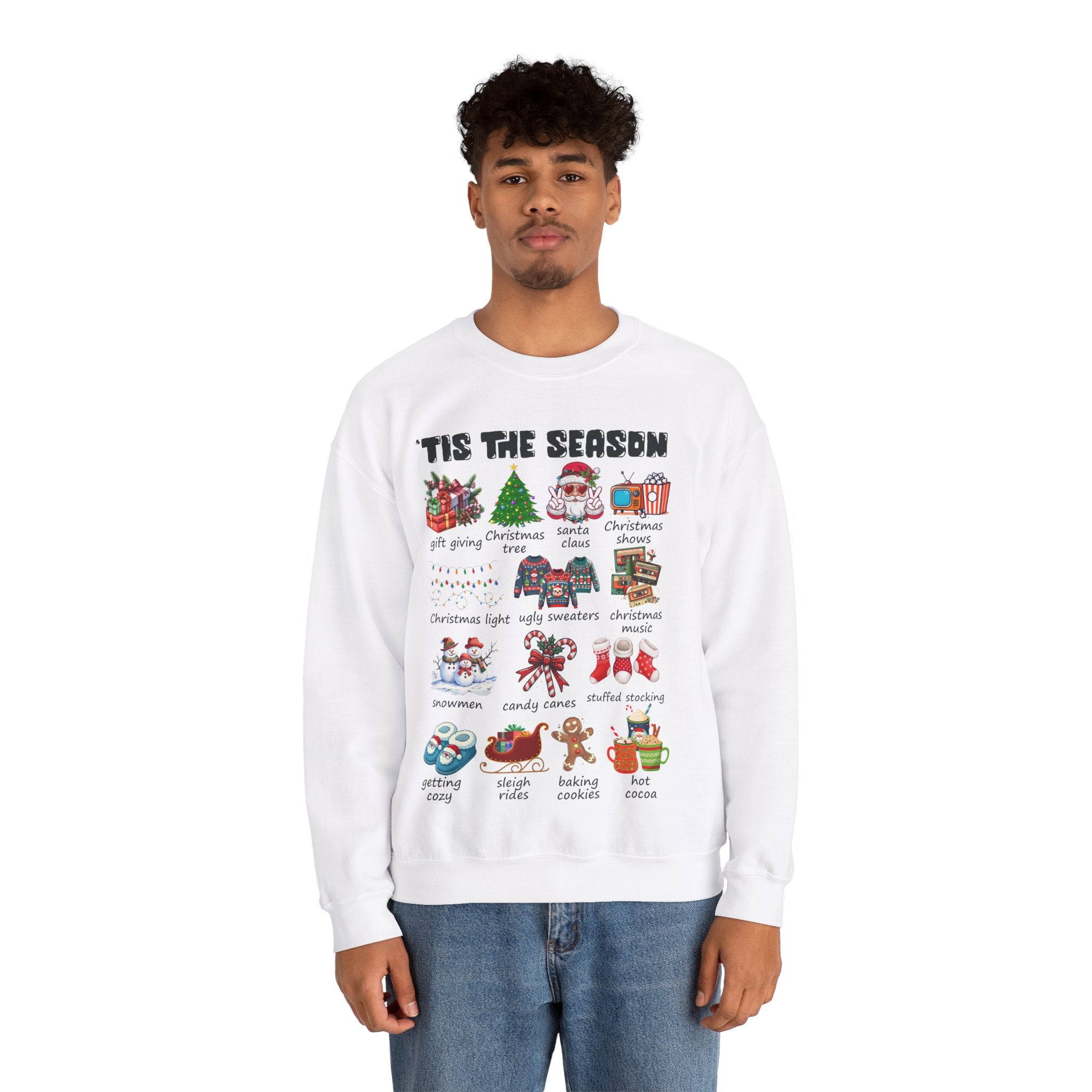 Tis the Season Christmas Sweatshirt, Christmas Tis The Season Shirt, Merry Christmas Shirt, Christmas Sweatshirt For Women, Cute Winter Top