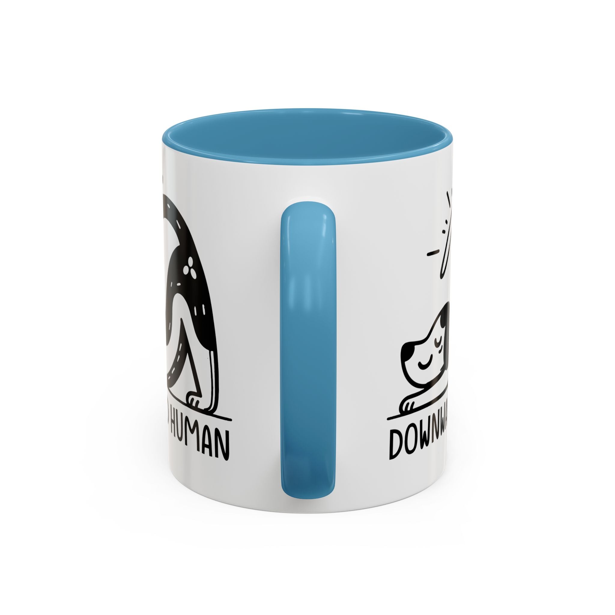 Downward Human Yoga Dog Coffee Mug, Dog Yoga Mug, Dog Owner Gifts, Funny Meditation Gifts, Yogi Pet Owner Gift, Yoga Coffee Mug