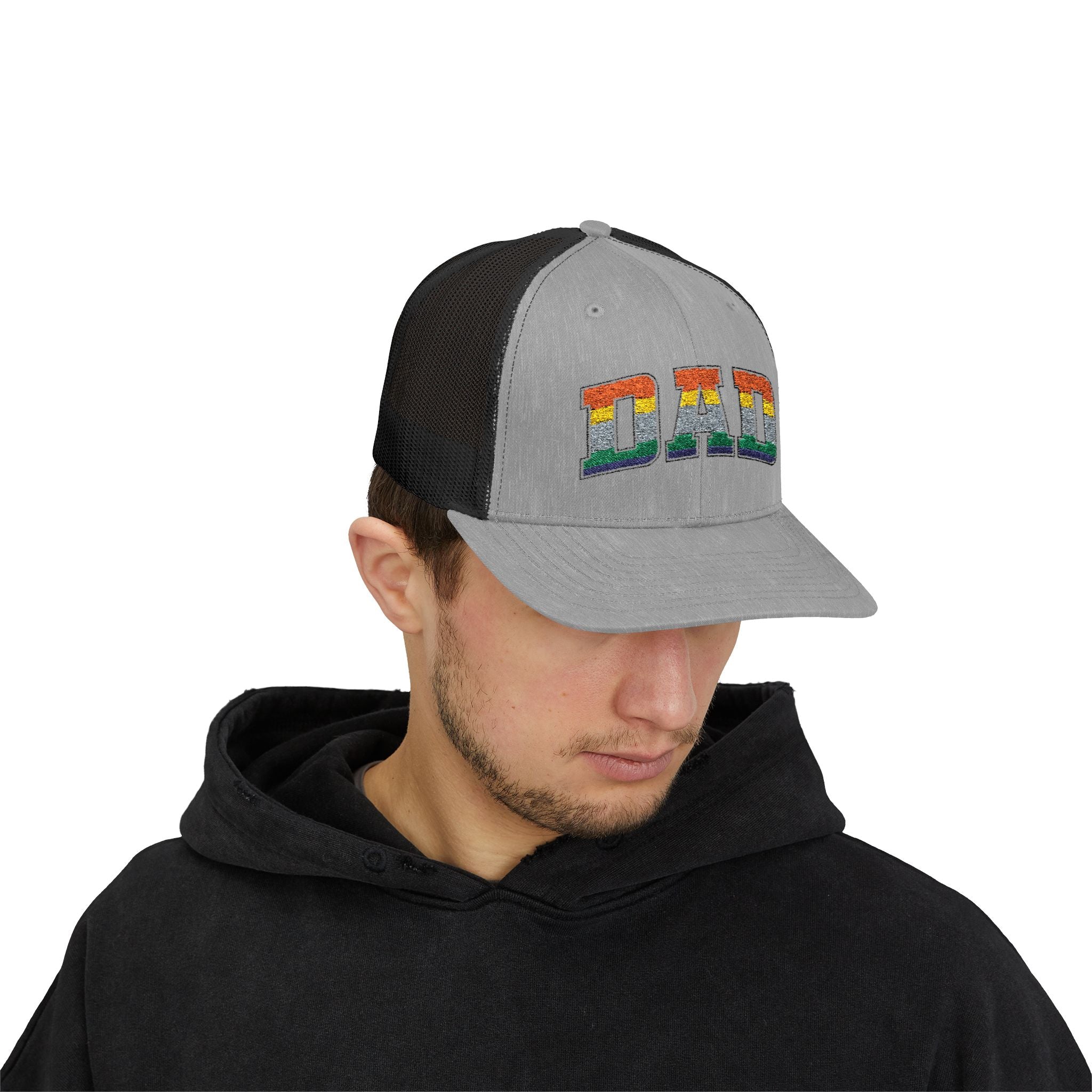 Dad Embroidered Trucker Cap, New Dad Gift, Dad Pregnancy Reveal, Dad Hat, Father's Day Gifts from Kids, Birthday Gift for Dad, Gift for Him