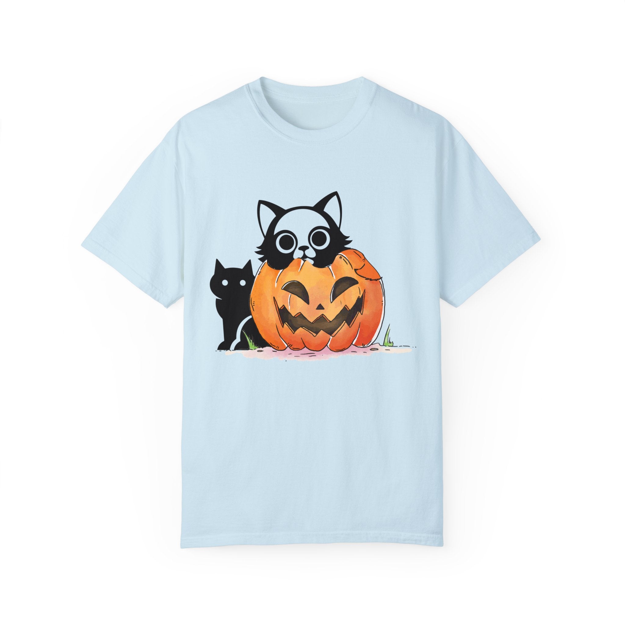 Vintage 90s Cat Halloween Shirt, Retro Halloween Shirt, Spooky Season Tee, Pumpkin Shirt, Halloween Shirt, Vintage Halloween Shirt