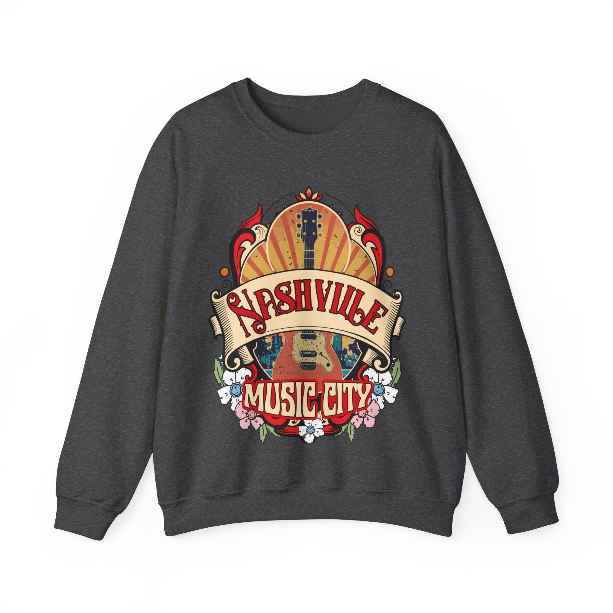 Nashville Tennessee Western Sweatshirt, Country Music Shirt, Vintage Nashville T-Shirt, Country Music Shirt Guitar Tees