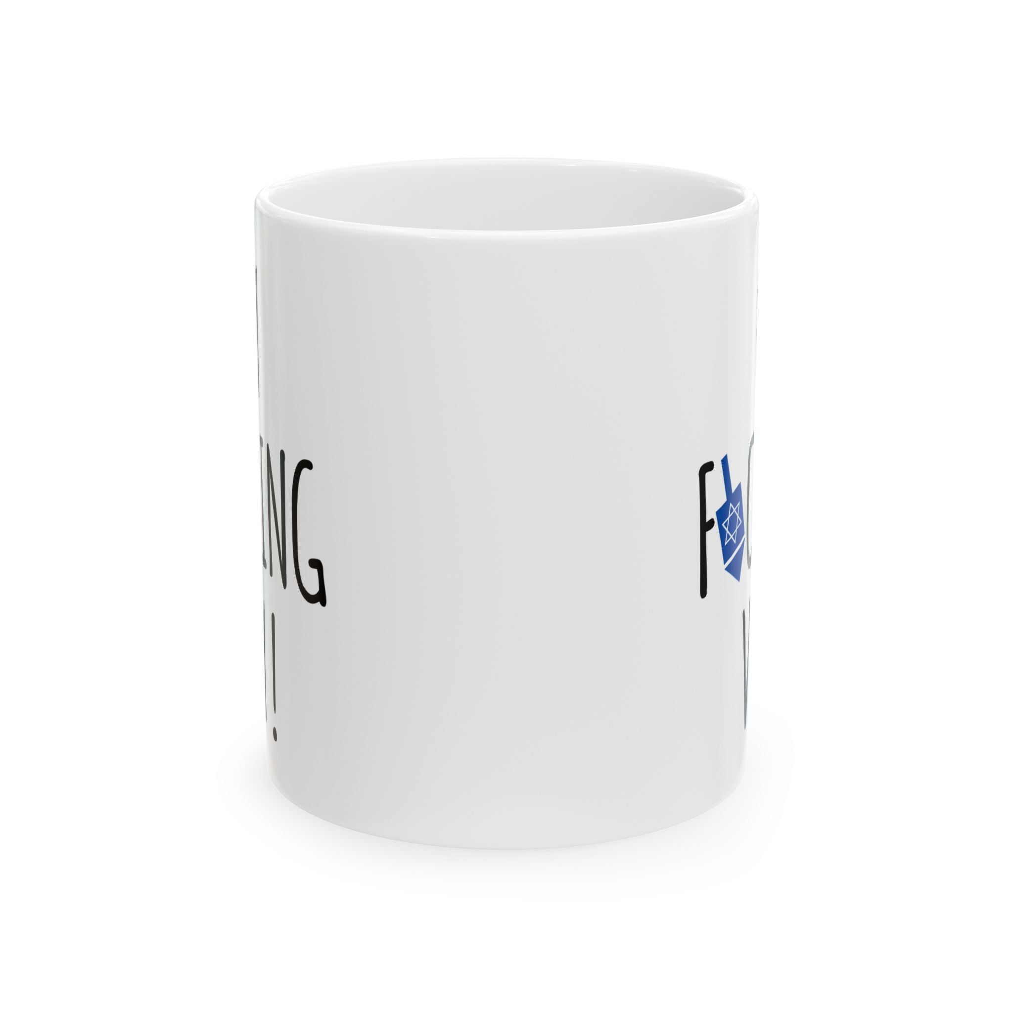 Hanukkah Mug, Oy Fucking Vey , Funny Holiday Mug, Hanukkah Coffee Cup, Jewish Gifts, Jewish Mug