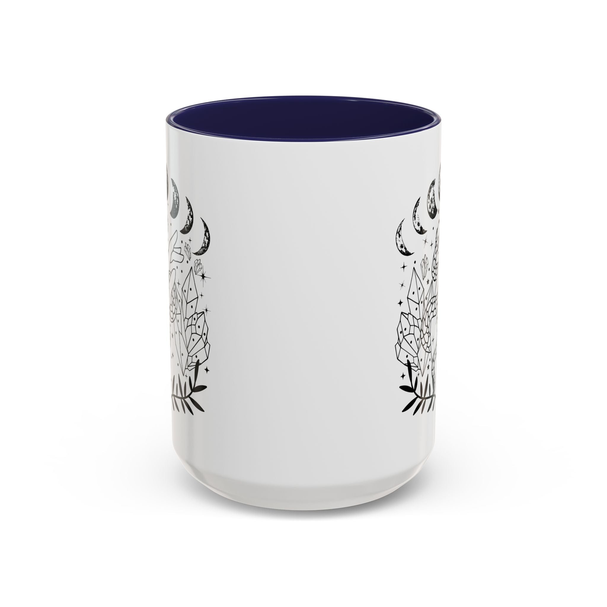 Celestial Snake Coffee Mug, Moon Phase Snake Mug, Coffee Mug, Unique Mystic Coffee Cup