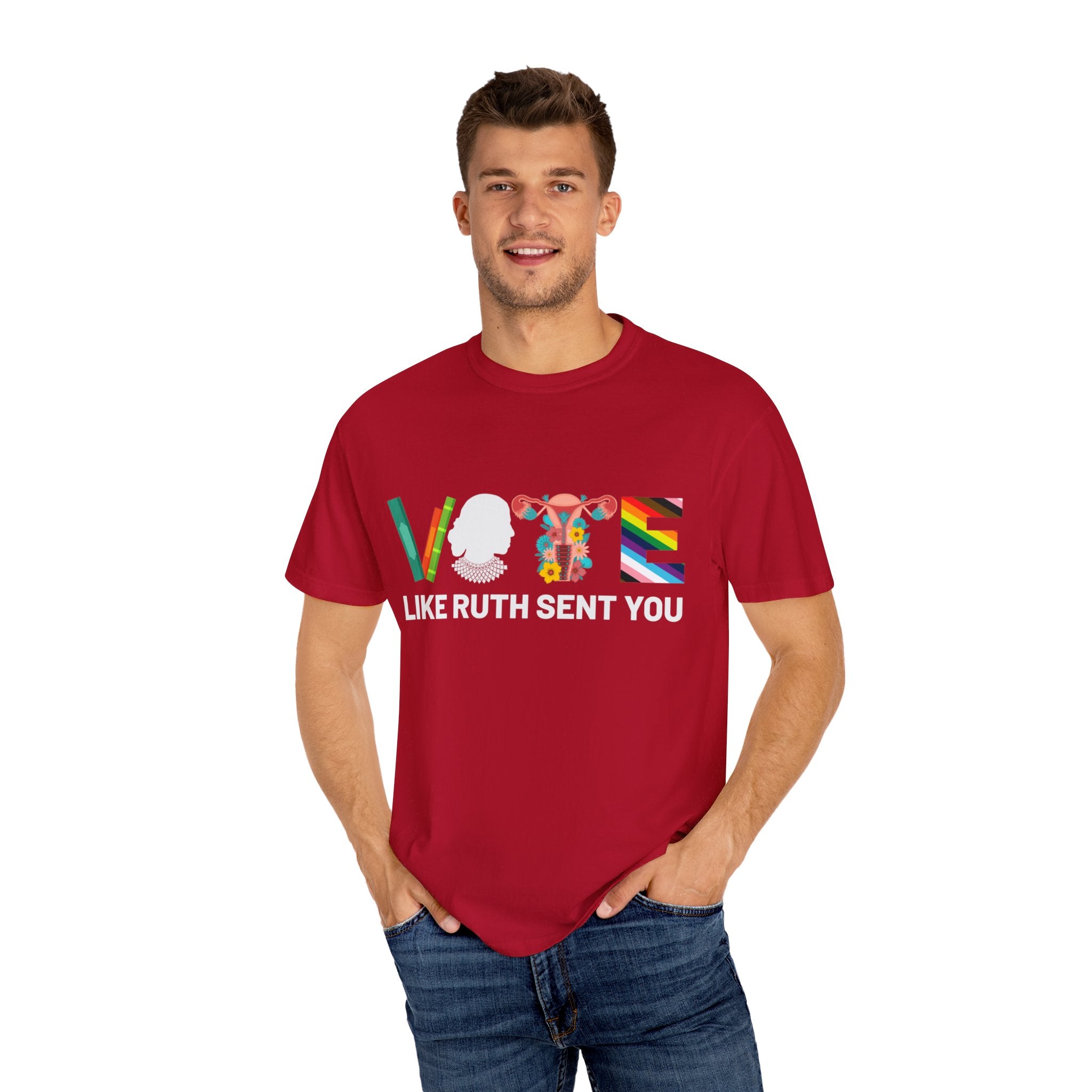 Like Ruth Sent You Shirt, Vote Shirt, Election 2024 Shirt, Funny Election 2024 Shirt, Empowering Political Shirt, Cute 2024 Election Shirt