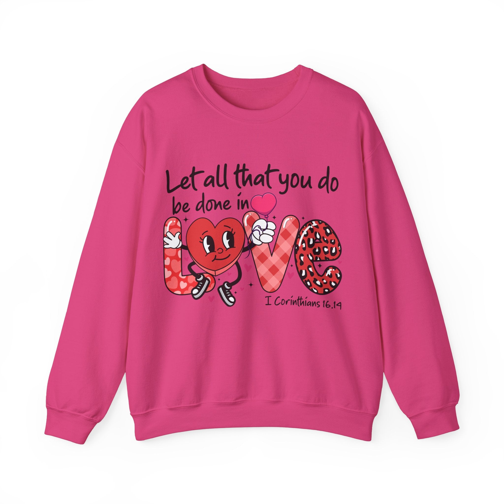 Let all that you do be done in Love T-Shirt, Valentines Day Shirt for Women, Cute Valentine Day Shirt, Valentine's Day Gift