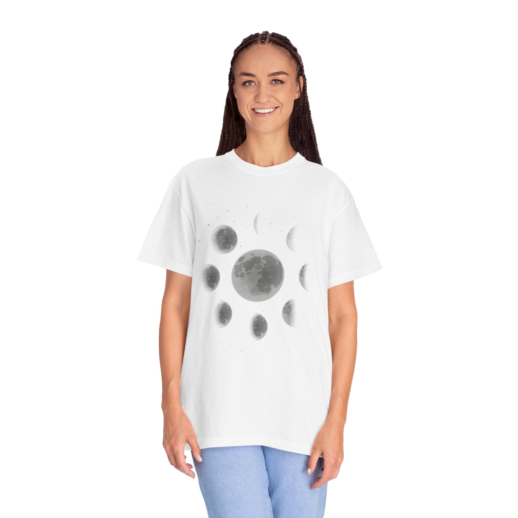 Moon Phase Lunar Shirt, Celestial Shirt, Astrology Tee, Spiritual Shirt, Aesthetic Shirt, Moon Shirt, Mystical Shirt, Astronomy Shirt