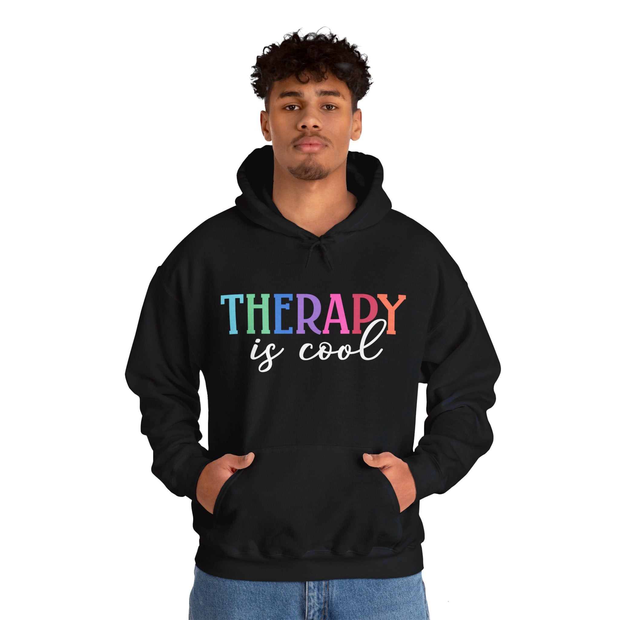 Therapy Is Cool Hoodie, Therapy Sweatshirt, Therapy Shirt, Therapist Sweatshirt, Positive Sweatshirt, Empathy Sweatshirt, Therapy Hoodie