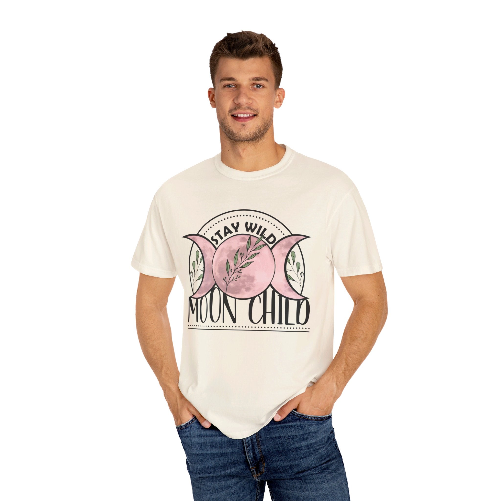 Stay Wild Moon Child Shirt, Stay Wild Moon Child T-Shirt, Celestial Floral Moon Tee, Hippie Shirt, Mystical Boho Shirt, Moon Child Gifts Tee