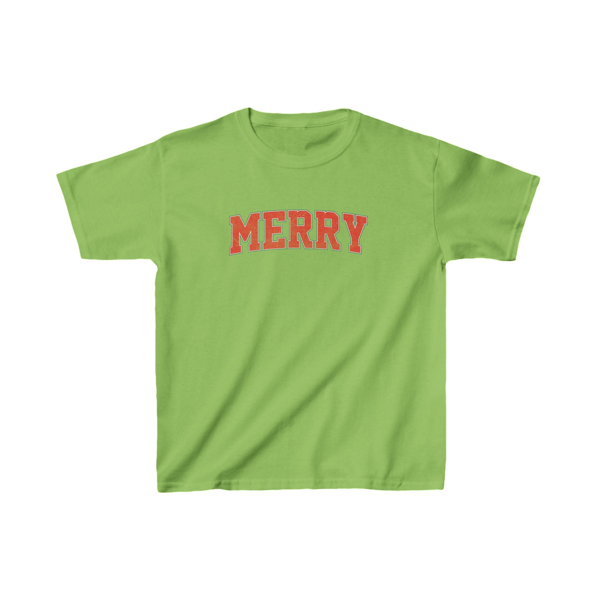 Merry Christmas Shirt For Kids, Merry Kids Shirt, Retro Christmas Kids Shirt, Cute Winter Natural Toddler Tee