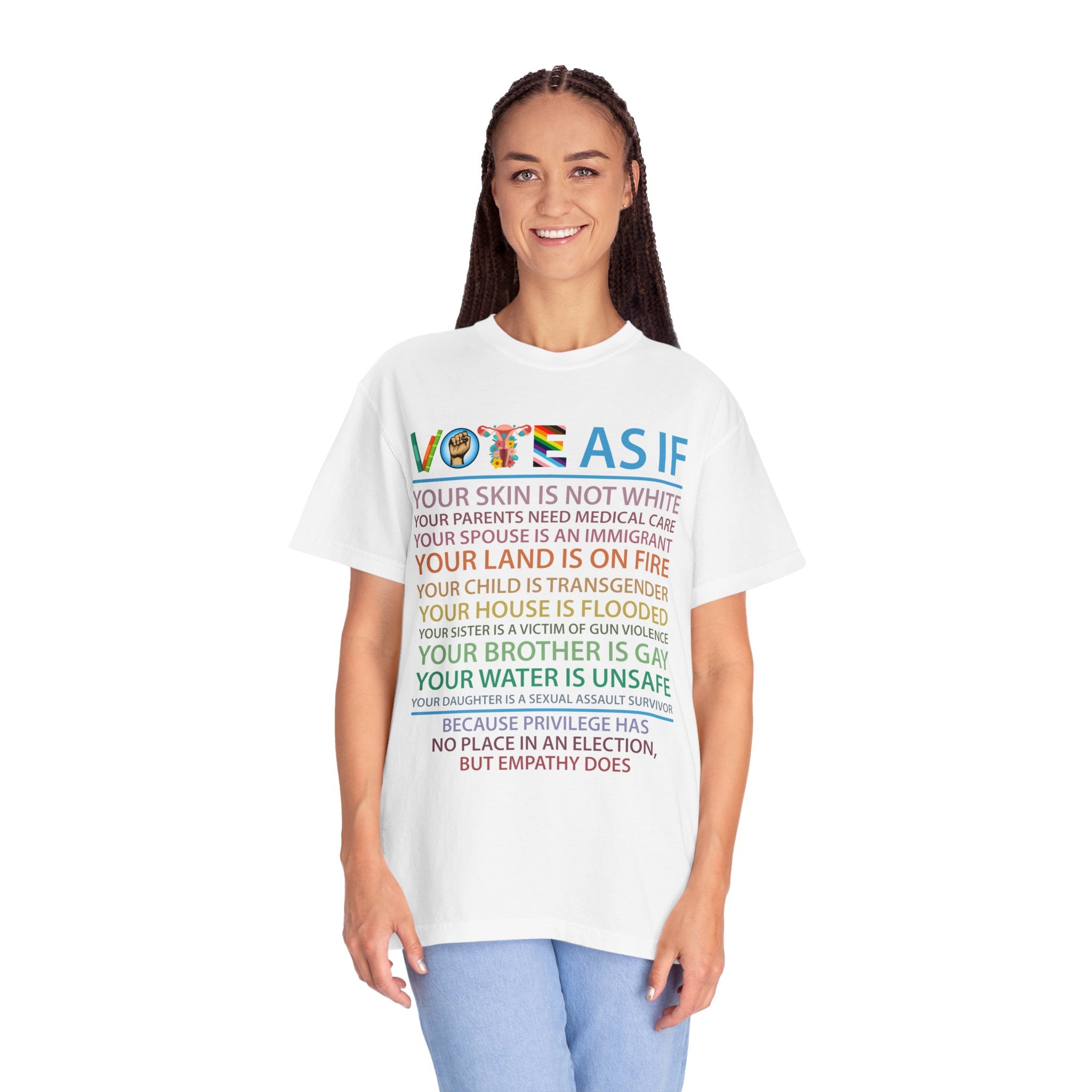 Vote As If Shirt, Custom Register Tee, Election Shirt, Voter T-Shirt, Voting Tee, Vote Gift, Equality Shirt, Pro Choice Shirt, Roe v Wade Shirt