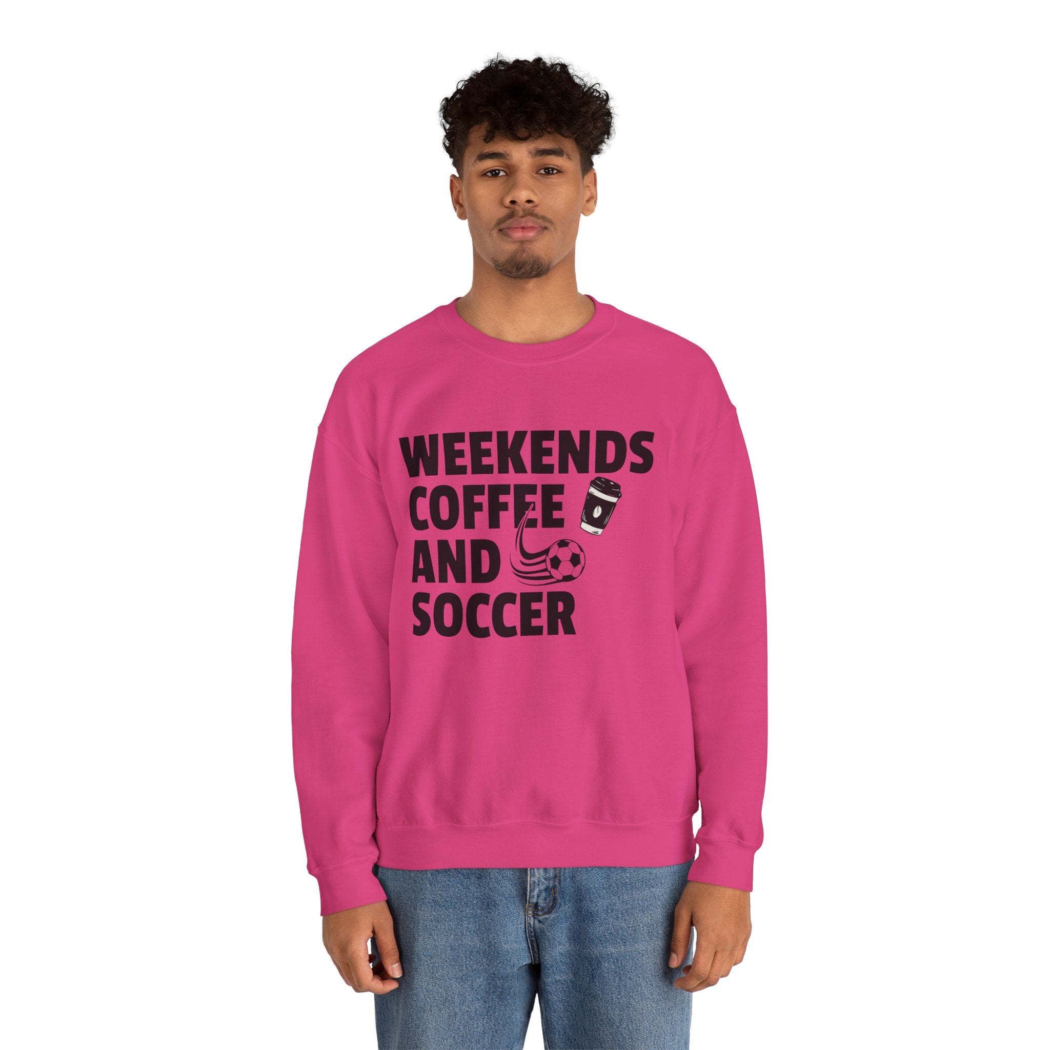 Weekends Coffee Soccer Sweatshirt, Soccer Sweatshirt, Soccer Mom Sweater, Game Day Sweatshirt, Soccer Gift, Soccer Shirt