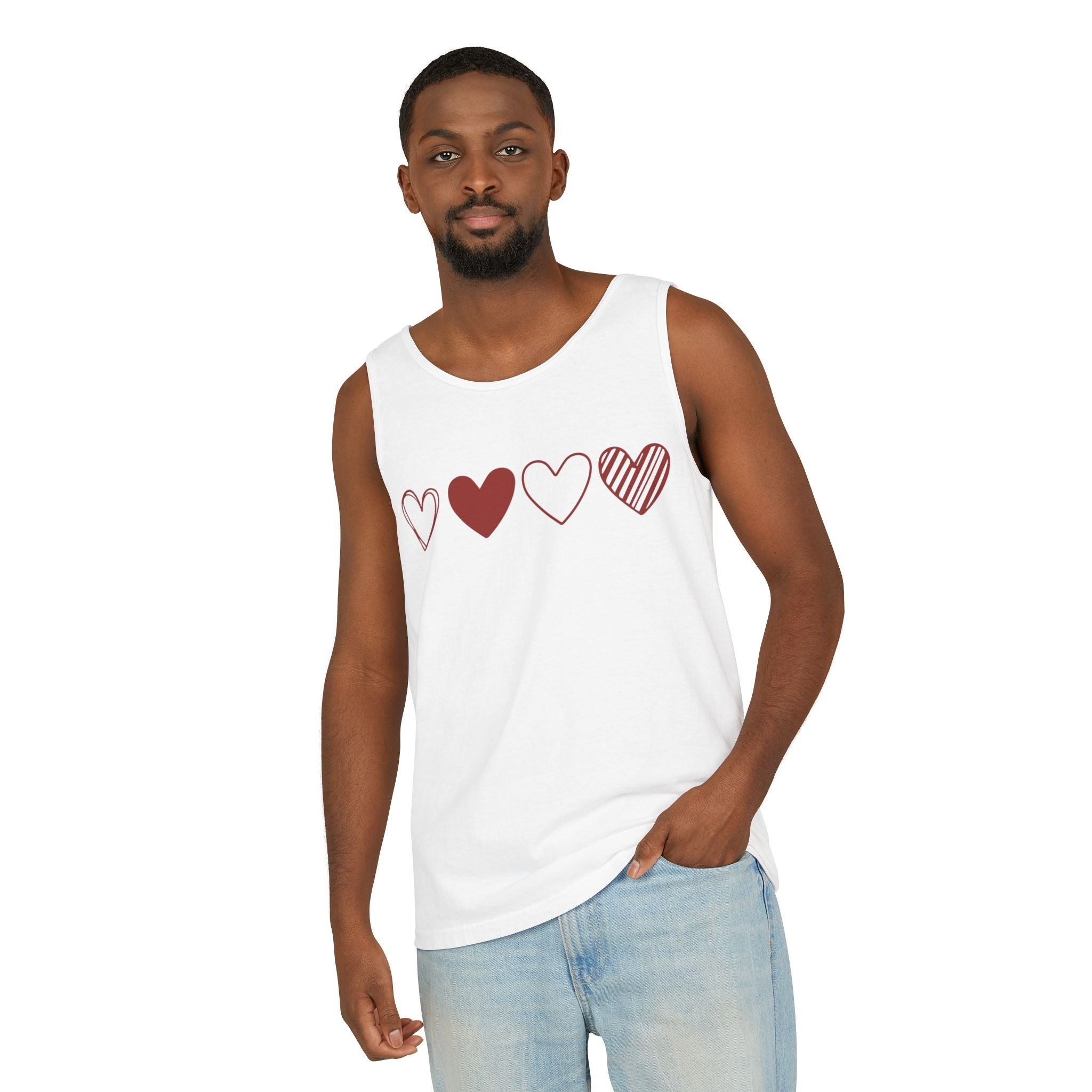 Heart Tank Top, Love Fitness, Shirt with Heart, Love Faith Hope, Shirt for Valentines Day, Love Heart Tank Top, Heart Shirt, Valentine Tank