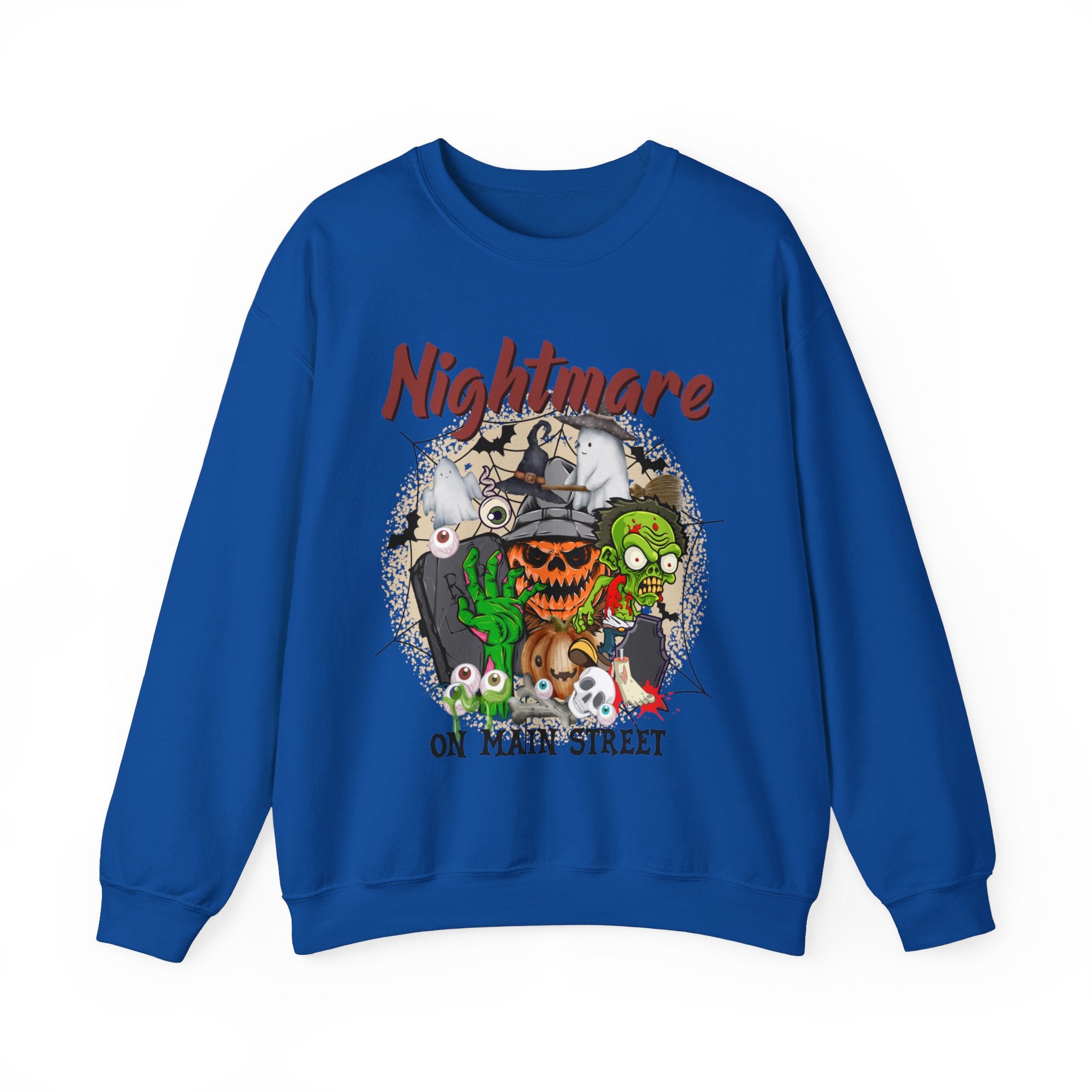 Disneyworld Nightmare On Main Street Sweatshirt, Disneyland Halloween Shirt, Halloween Mickey Minnie Pumpkin Sweater, Halloween Sweatshirt