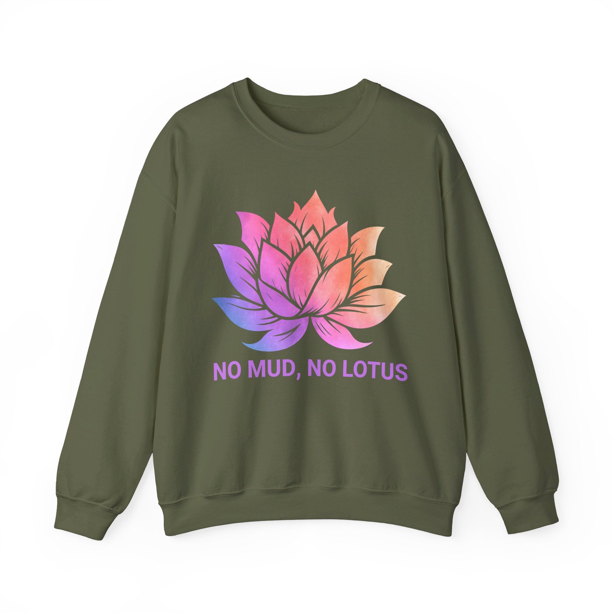 Meditation Shirt, Spiritual Shirt, Women's Yoga Shirt, Lotus Flower Tee, Zen Shirt, No Mud No Lotus, Meditation Gift, Buddhist Gift Tee