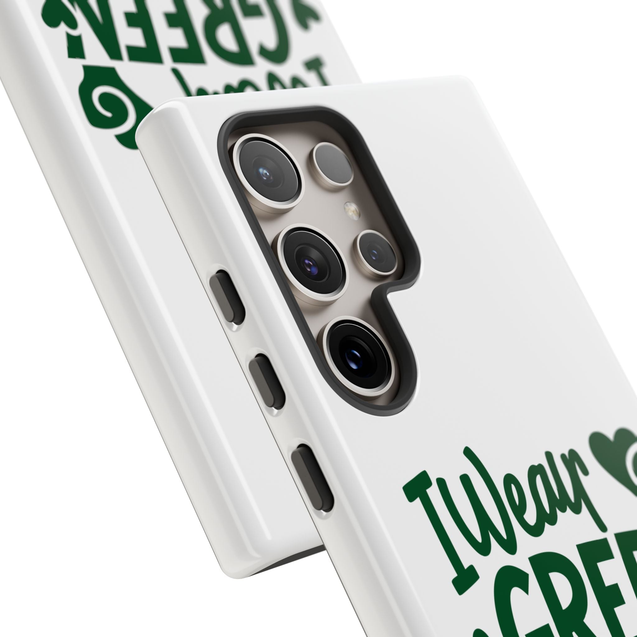 I Wear Green For Mental Health Awareness Phone Cases, Mental Health Matters Phone Case, Inspirational Phone Case, Motivational Phone Case, iPhone, Google Pixel & Samsung Galaxy