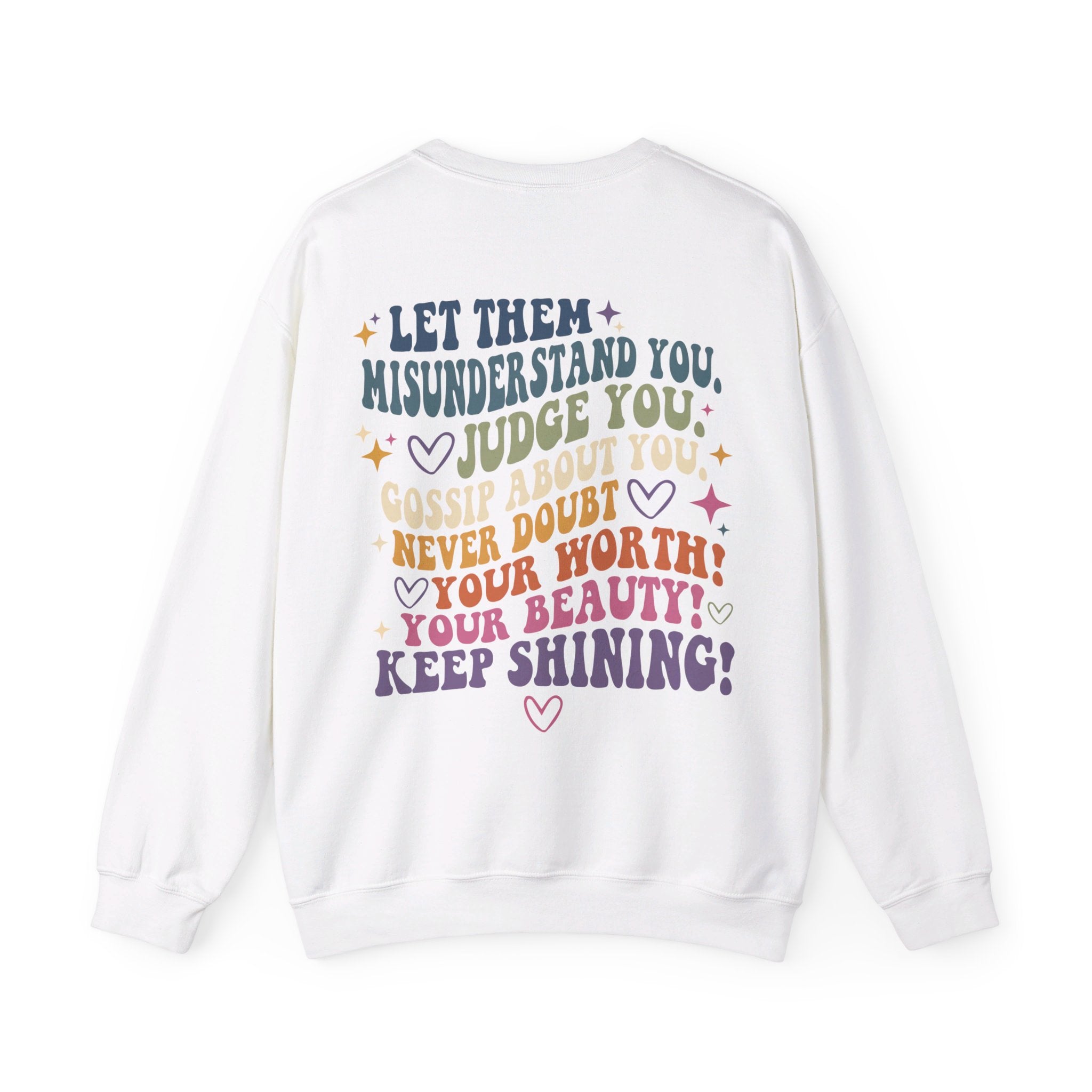 Let Them Misunderstand You Sweatshirt, Let Them Shirt, Motivational Shirt, Let Them Sweatshirt, Trendy Back Shirt, Mental Health Shirt, Sarcastic