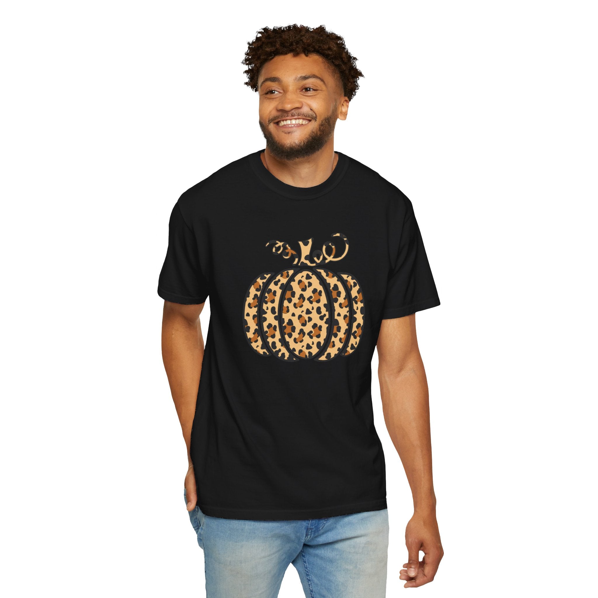 Leopard Pumpkin T-Shirt, Cheetah Pumpkin Shirt, Thanksgiving Shirt, Thankful Shirt, Fall Shirt, Hello Pumpkin