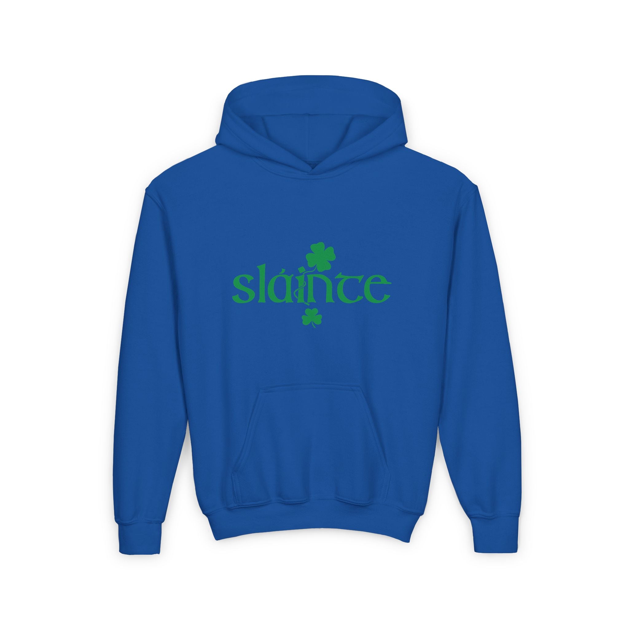Slainte Kids Hoodie, St Patrick's Day Kids Hoodie, Irish Kids Hooded Sweatshirt, Cute Shamrock Tee, St Paddys Day Tee, Shenanigans, Gift for Boy Girl