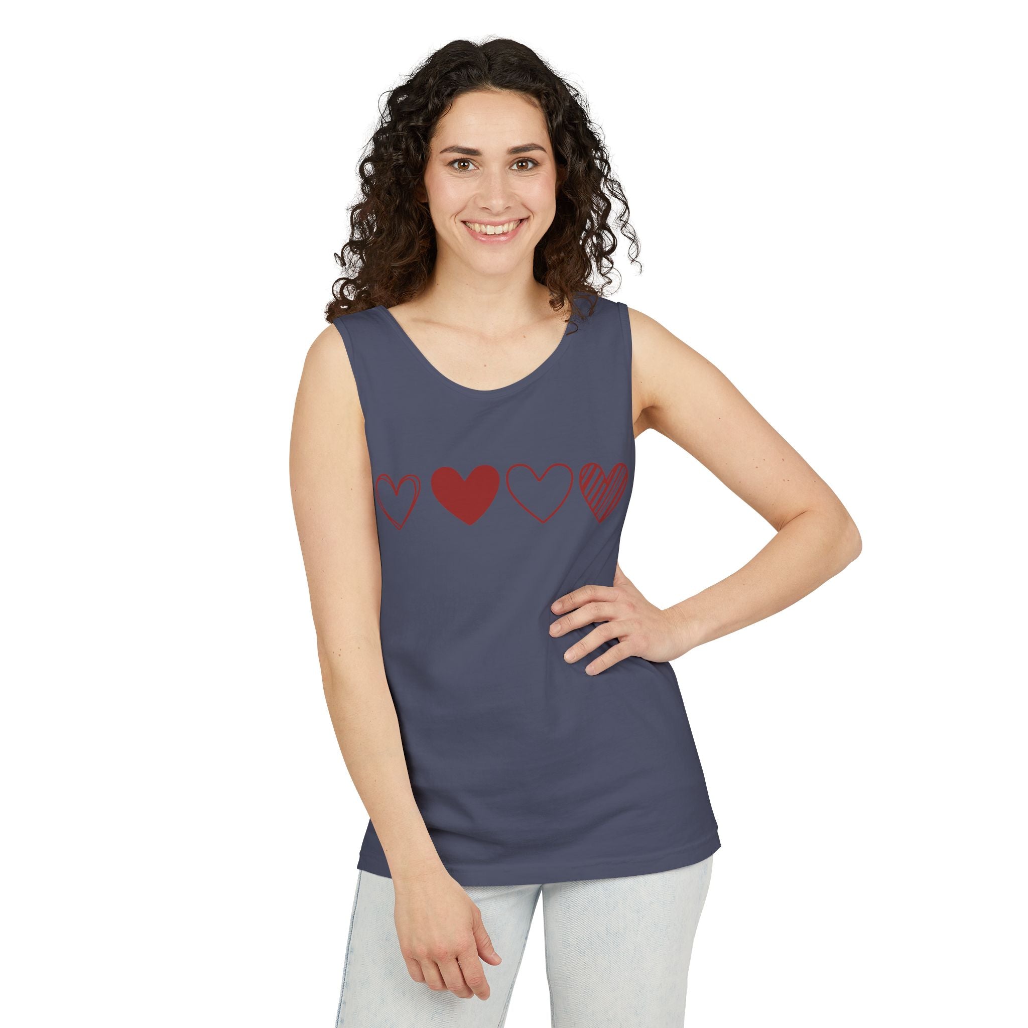 Heart Tank Top, Love Fitness, Shirt with Heart, Love Faith Hope, Shirt for Valentines Day, Love Heart Tank Top, Heart Shirt, Valentine Tank