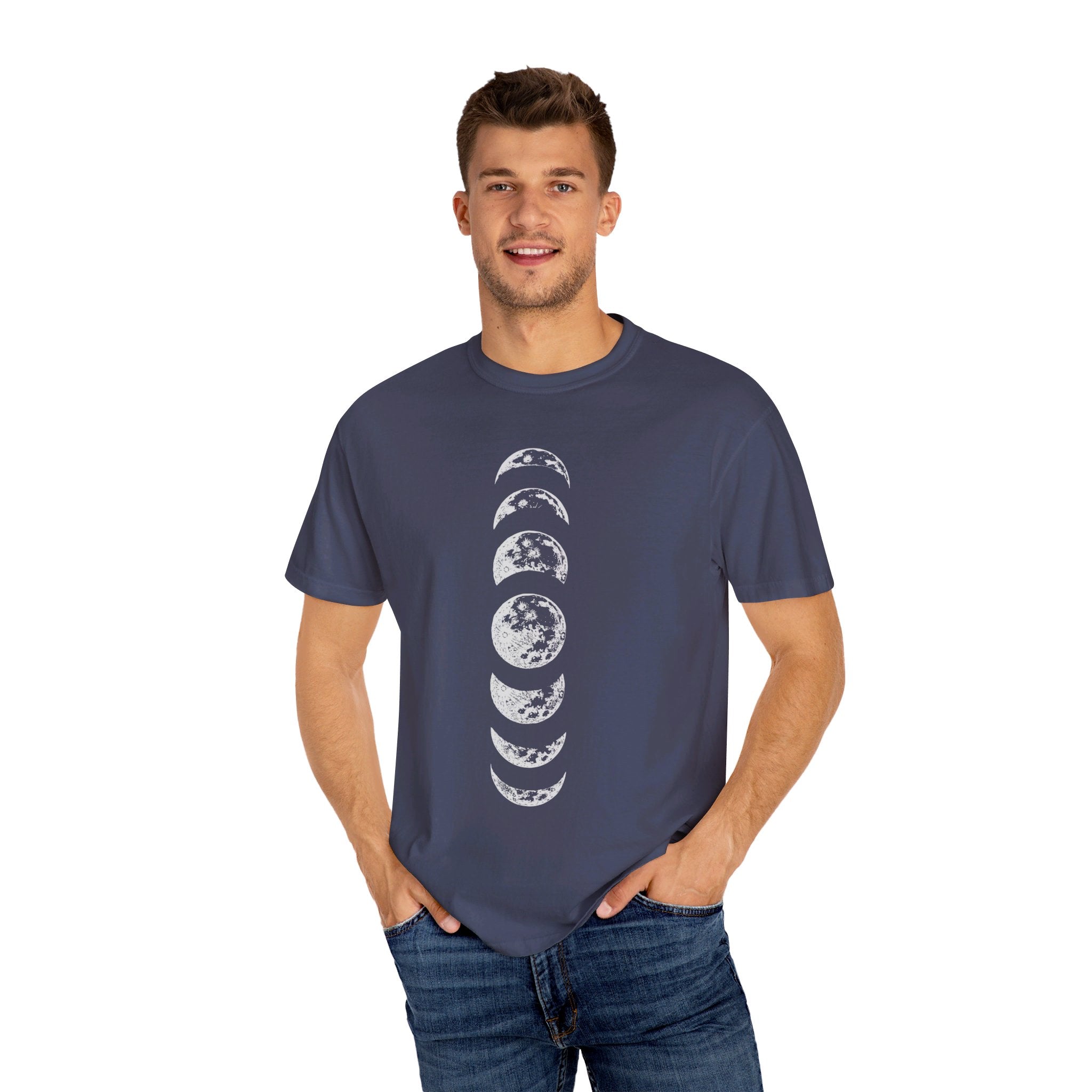 Moon Phase Shirt, Cute Boho Tee, Witchy Shirt, Mystic Moon Shirt, Astronomy Tee, Astology Lover TShirt, Celestial Shirt