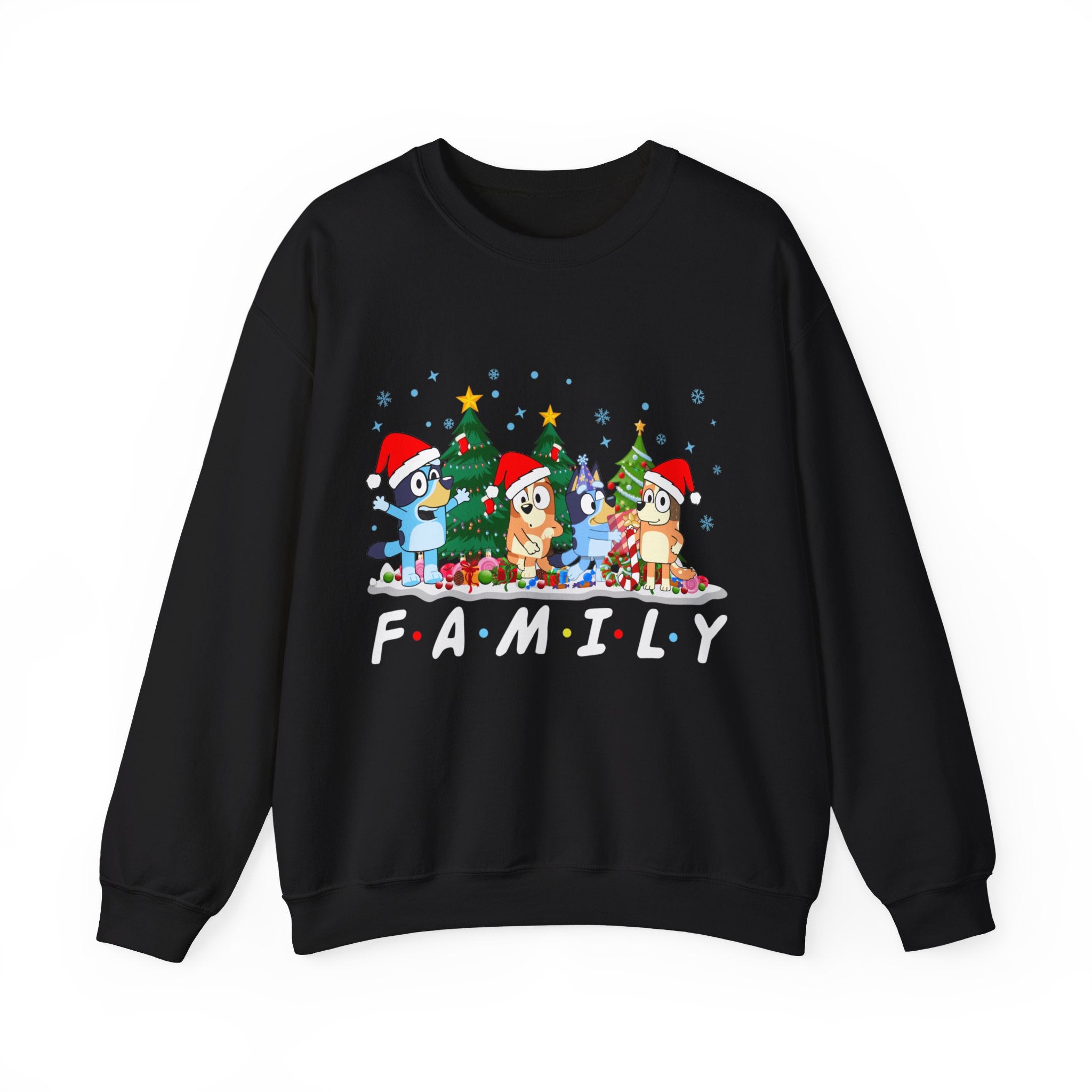 Christmas Bluey Family Sweatshirt, Bluey Party Family Xmas Shirt, Funny Christmas Shirt, Christmas Bluey Sweatshirt, Bluey Party Christmas