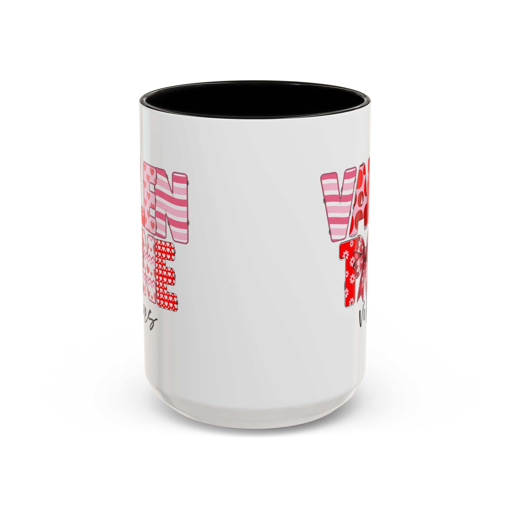 Valentine Vibes Coffee Mug, Coquette Valentine Vibes Mug, Brushstroke Valentine Coffee Cup, Gift For Her