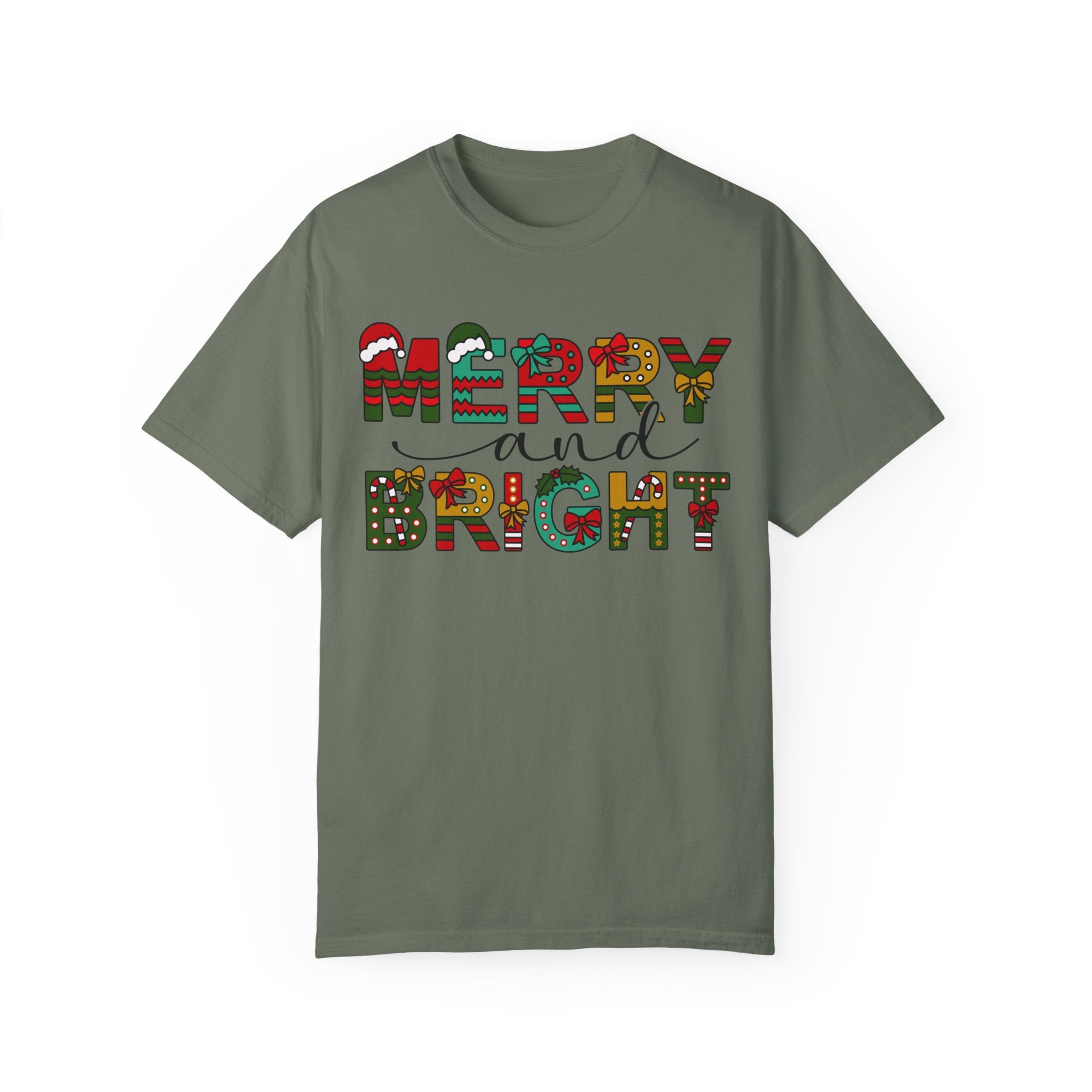 Merry and Bright Shirt, Christmas Tshirt, Family Christmas Shirt, Christmas Shirts for Women, Merry Christmas Shirt