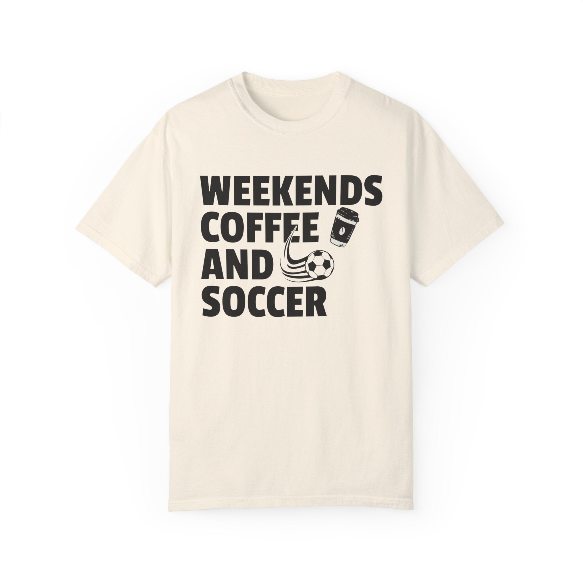 Weekends Coffee and Soccer Shirt For Soccer Lover, Sports Mom Tshirt For Mothers Day, Soccer Gift For Her, Game Day Gift Tee, Coffee T-Shirt