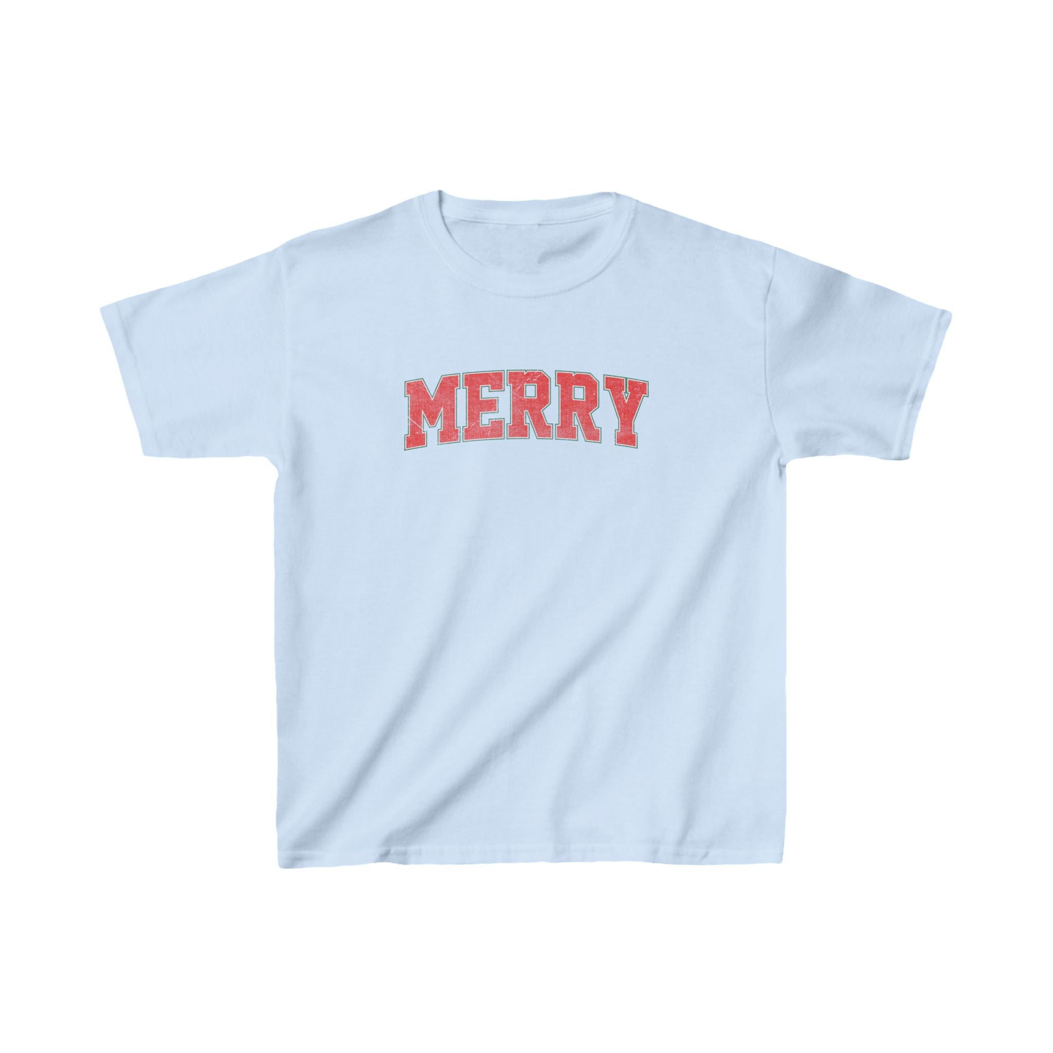 Merry Christmas Shirt For Kids, Merry Kids Shirt, Retro Christmas Kids Shirt, Cute Winter Natural Toddler Tee