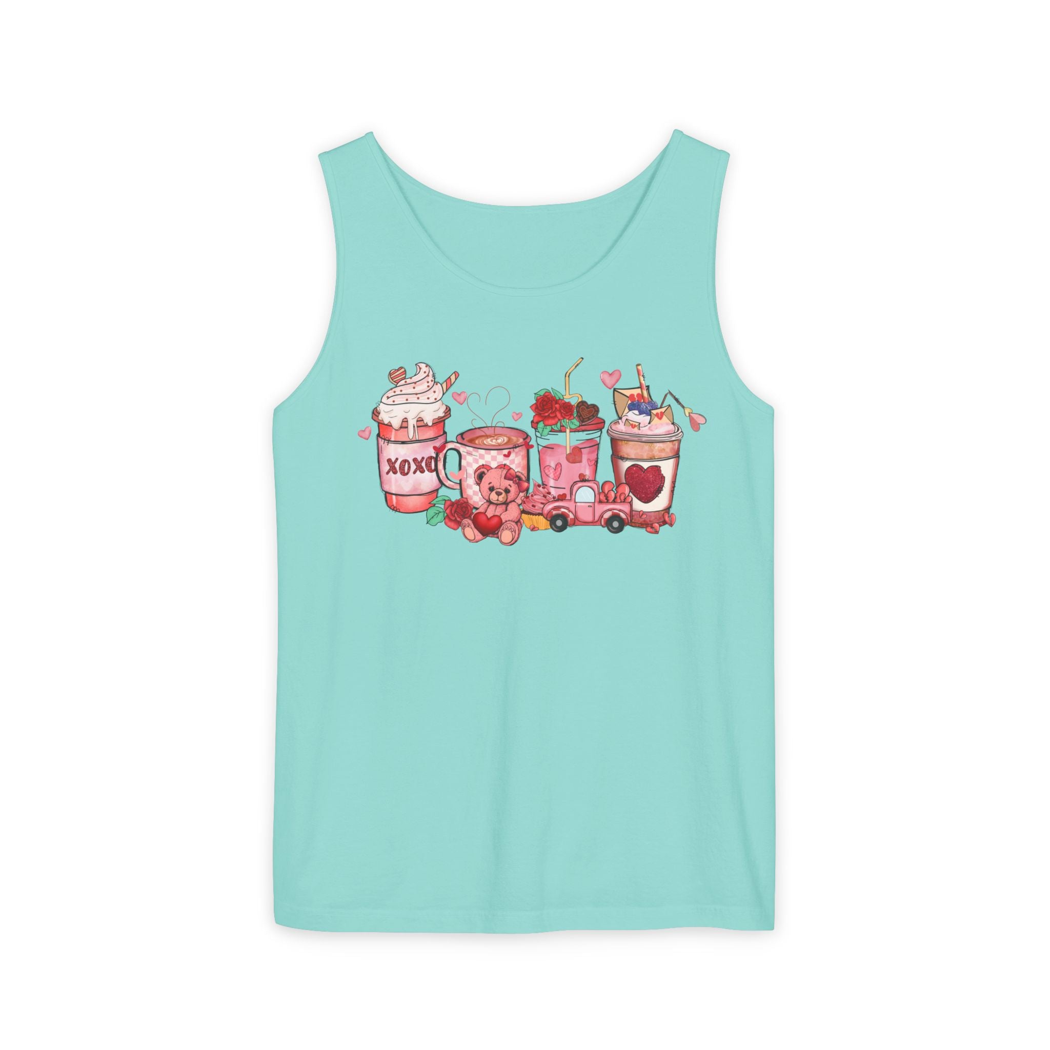 Coffee Valentines Tank Top, Valentines Day Shirt, Valentines Day Tank Top, Valentines Day Coffee Shirt, Coffee Lover Tee