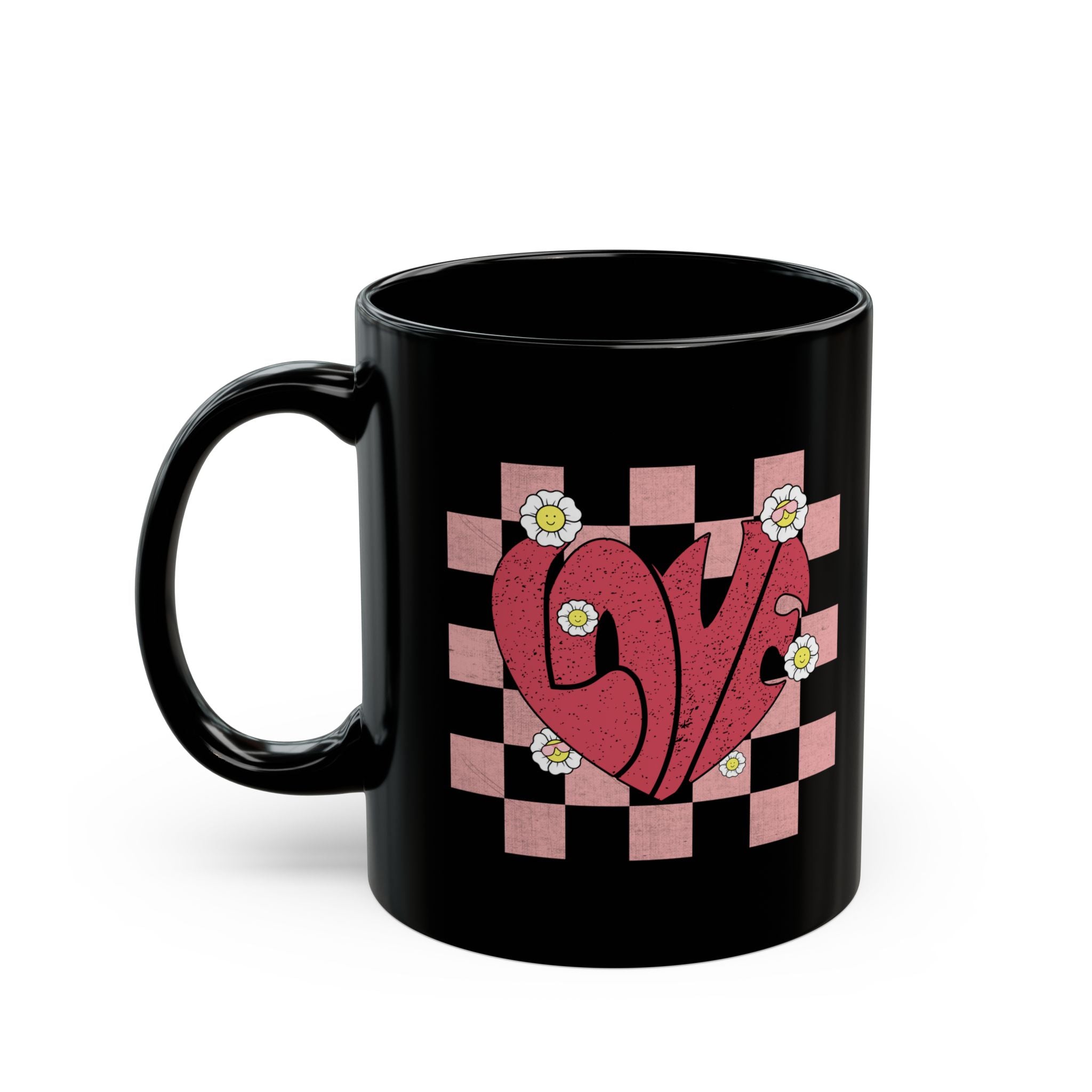 Retro Love Coffee Mug, Valentine's Coffee Mug, Husband Gift, Wife Gift, Girlfriend Gift, Boyfriend Gift, Birthday Gift