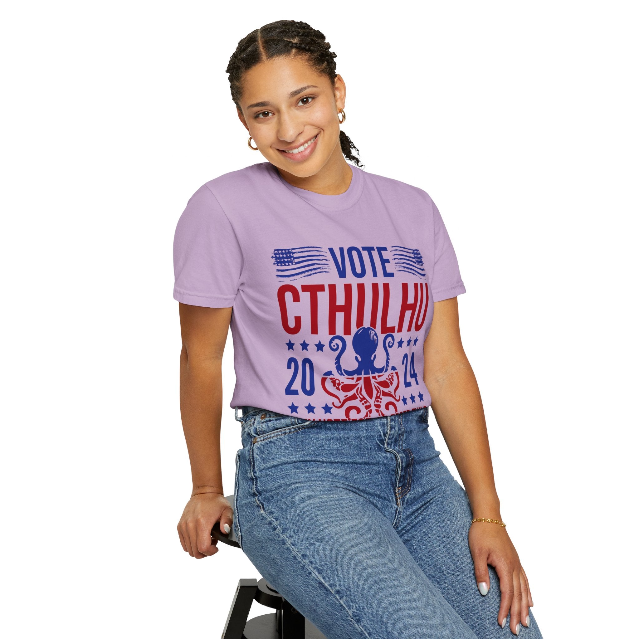 UNIDAZE Vote Cthulhu Shirt, Funny Political Satire Shirt, Funny 2024 Election Shirt, Greater Evil Shirt, Lovecraftian Gift, Horror Lovers Printify Cotton Crew neck cthulhu cthulhu gift cthulhu shirt DTG election funny 2024 election funny election shirt greater evil horror lover lovecraft lovecraftian gift Men's Clothing Oversized politcal satire T-shirts TikTok Unisex vote cthulhu shirt Women's Clothing