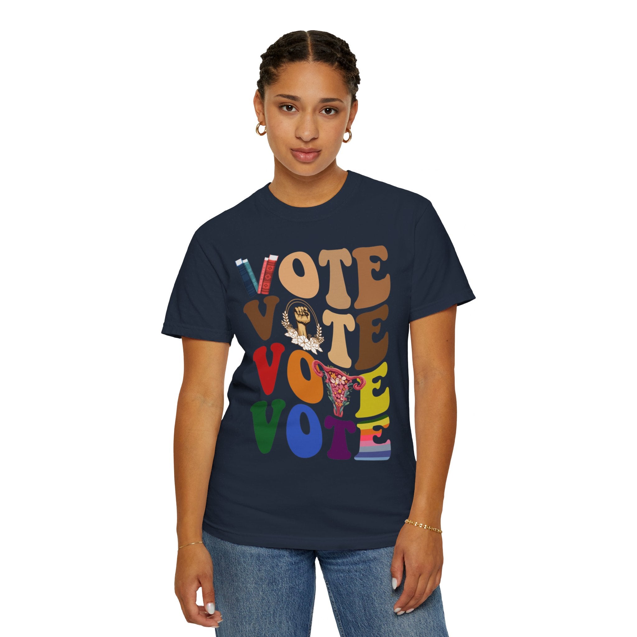 UNIDAZE Vote Shirt, Banned Books Shirt, Election 2024 Shirt, Political Activism Shirt, Reproductive Rights Tee, Pro Roe V Wade, LGBTQ Rights, Vote Gift Printify Banned Books Shirt BLM Shirt Cotton Crew neck DTG Election 2024 Shirt election tee equality shirt feminist gift shirt human rights shirt LGBTQ Rights Men's Clothing Oversized Political Activism Pro Roe V Wade Reproductive Rights T-shirts TikTok Unisex Vote Gift Vote Shirt Women's Clothing