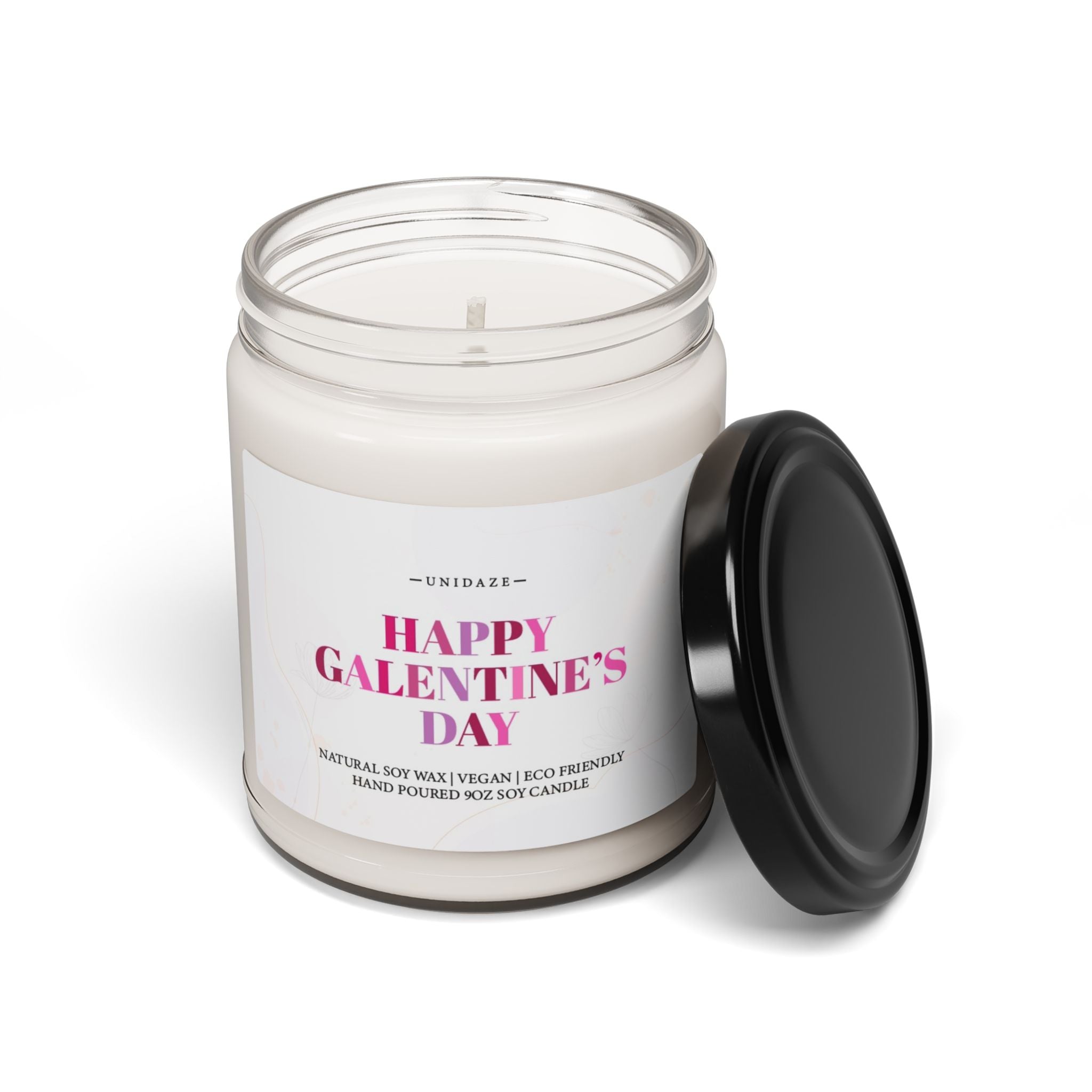 Happy Galentines Day Gift Candle Galentine Gift For Friend Valentine Gift Colorful Pink Gift For Women Galentine Candle Valentine Day Candle