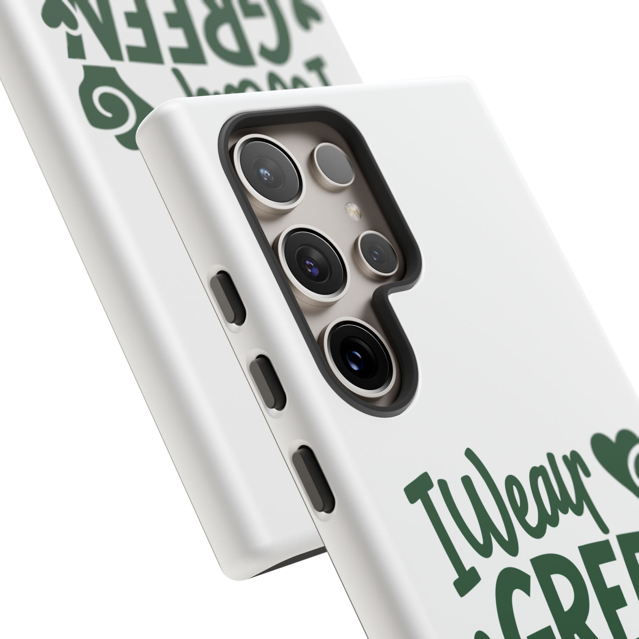 I Wear Green For Mental Health Awareness Phone Cases, Mental Health Matters Phone Case, Inspirational Phone Case, Motivational Phone Case, iPhone, Google Pixel & Samsung Galaxy