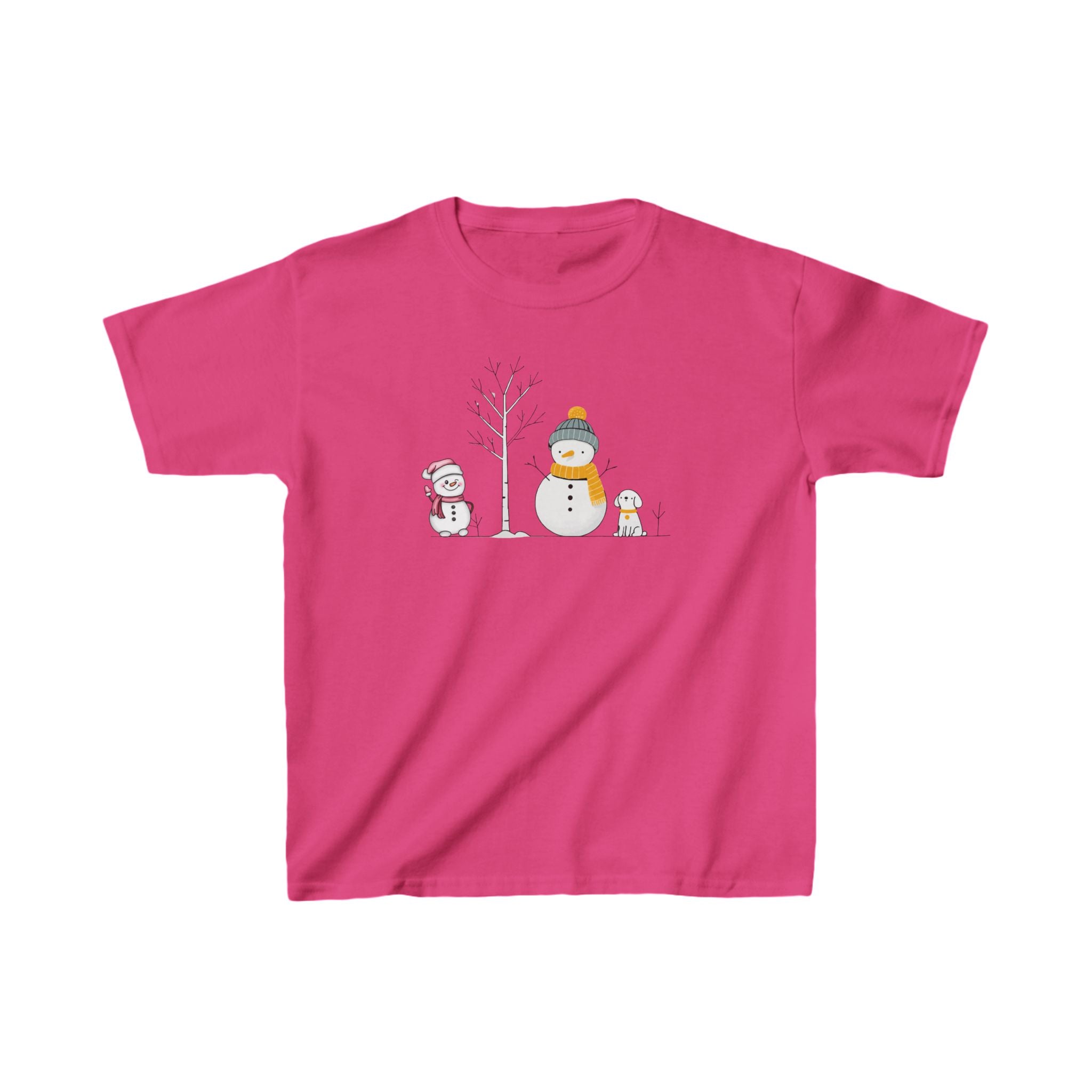 Christmas Snowman Kids T-Shirt, Christmas Snowman Kids Shirt, Kids Christmas Snowman Tee, Childrens Tee Top Xmas