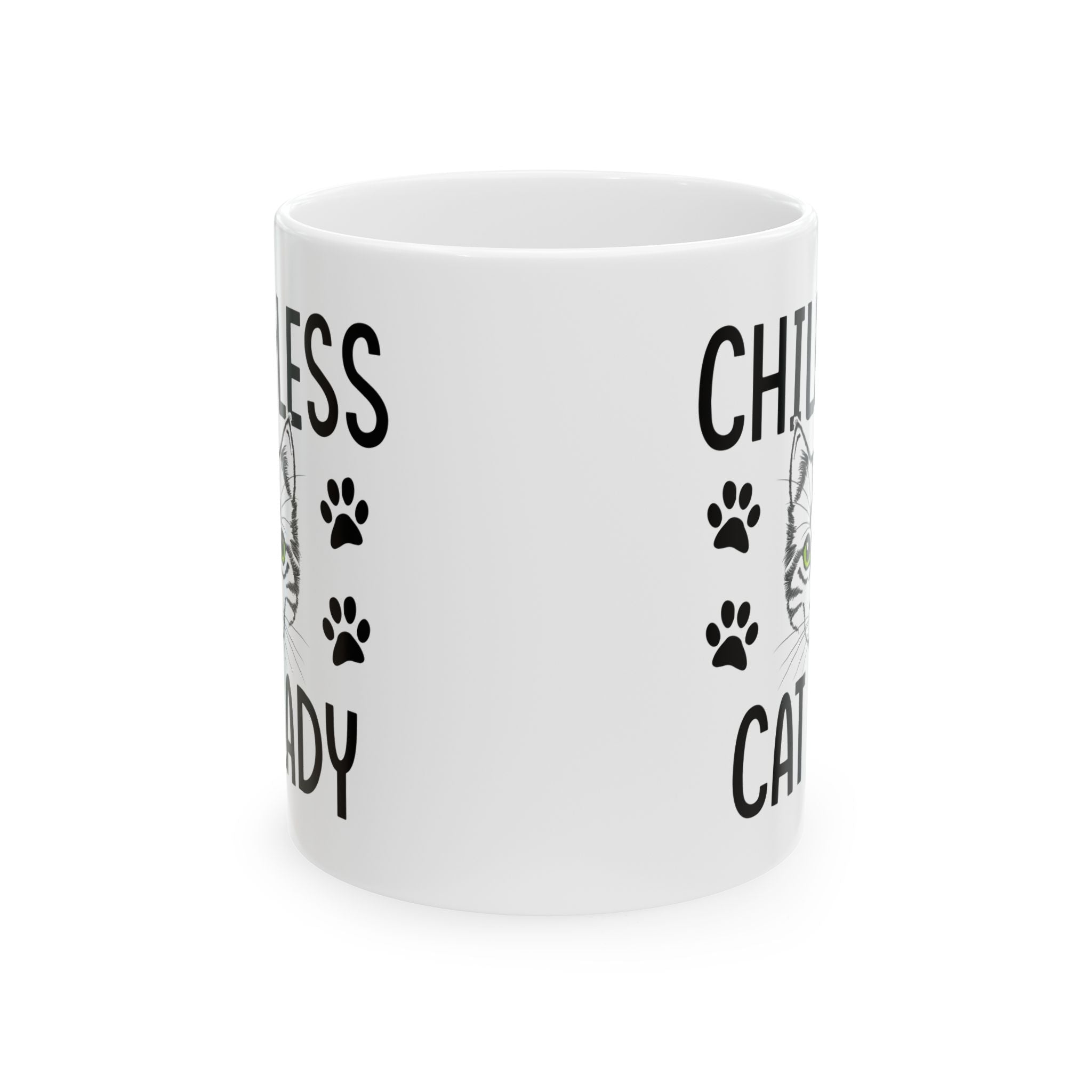 Childless Cat Lady Gift, Quirky Cat Coffee Mug, Funny Liberal Mug, Proud Childless Cat Lady Mug, Political Satire Gift, Gift for Cat Lover
