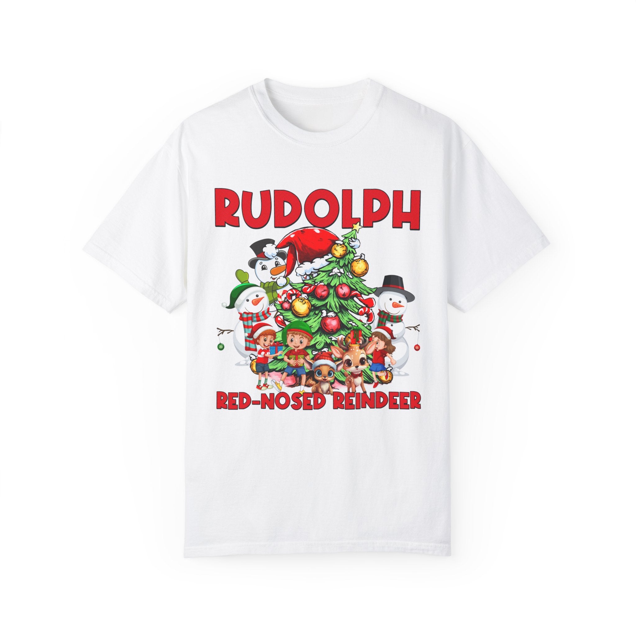 Vintage Rudolph Shirt Gift For New Year, Kids Christmas Shirt, Christmas Reindeer Tshirt, Christmas Cartoon Sweater, Retro Xmas Sweatshirt