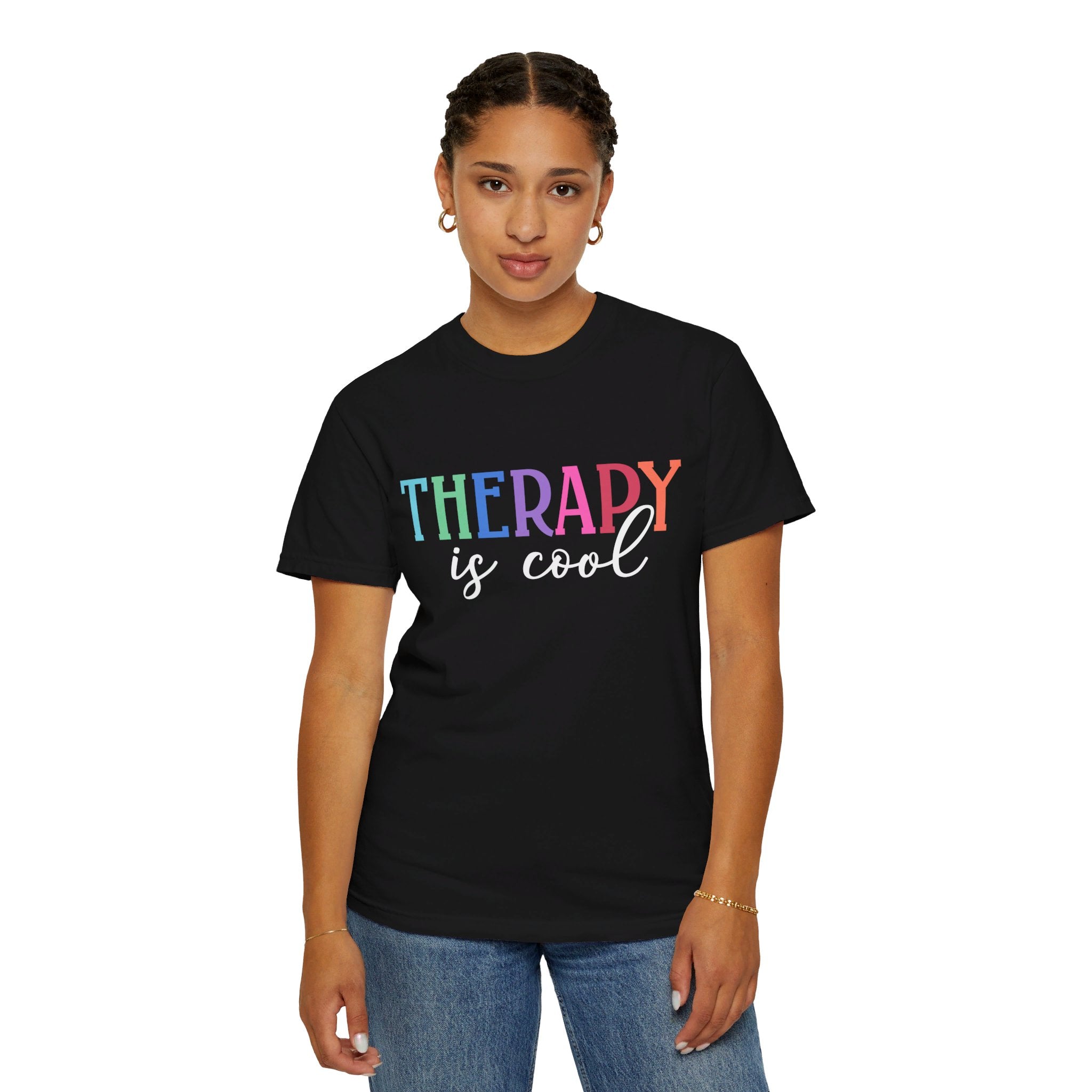 Therapy is Cool Shirt, Mental Health Matters, Gift for Therapist, Anxiety Shirt, School Psychologist Shirt